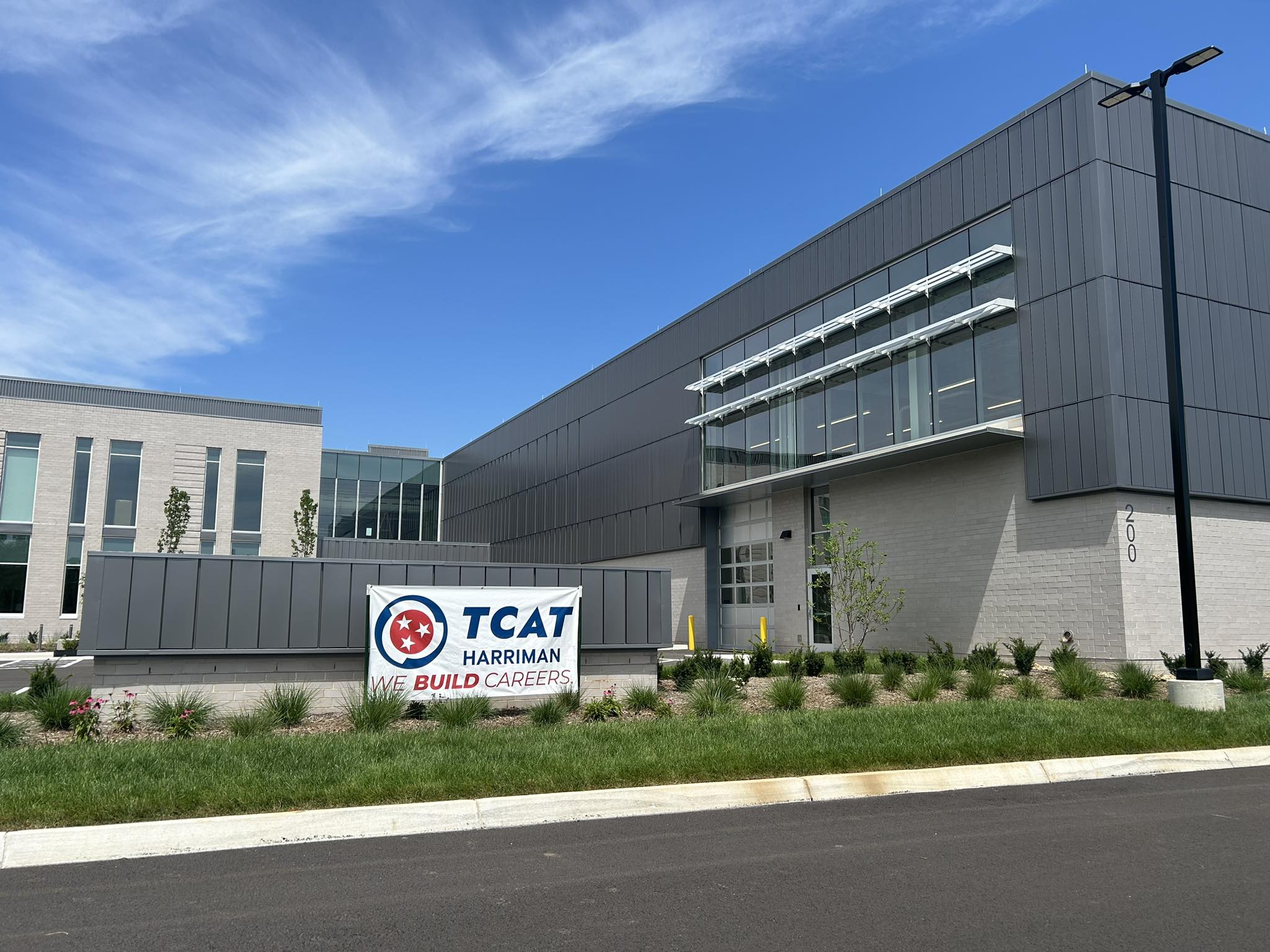🔨✨ The future of workforce development is taking shape in East Tennessee!  Yesterday, our team had the opportunity to tour the nearly completed new Tennessee  College of Applied Technology Harriman campus, and