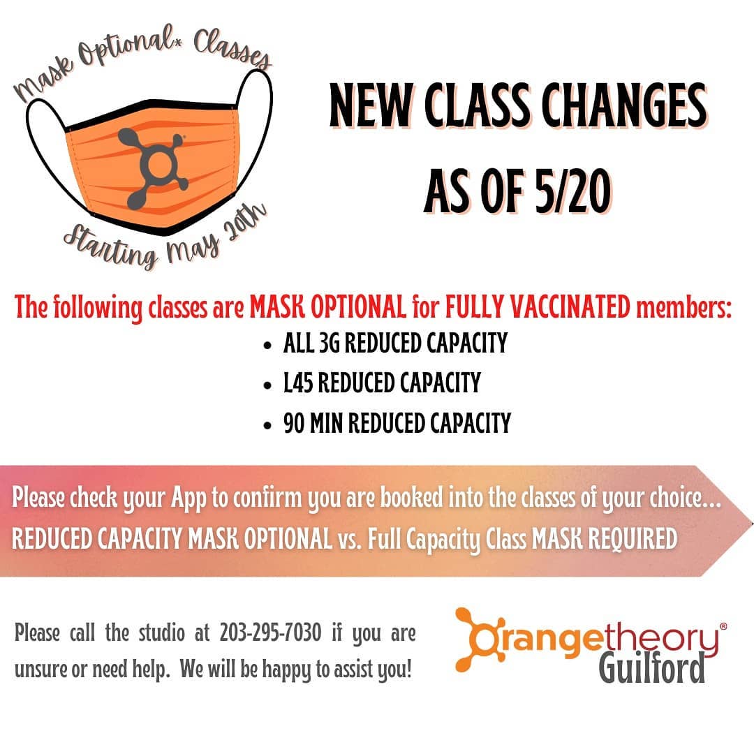 Orangetheory Fitness Guilford - ⚠️ NEW CLASS CHANGES ⚠️ New class ...