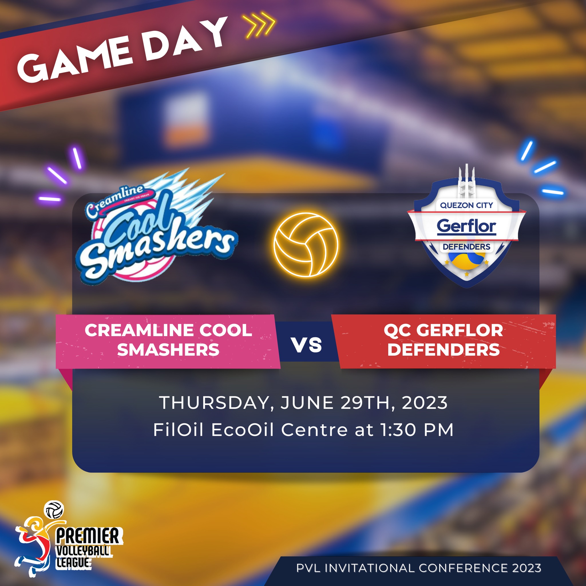 🛡 Game Day Alert! 🚨🏐 Join... - Quezon City Gerflor Defenders
