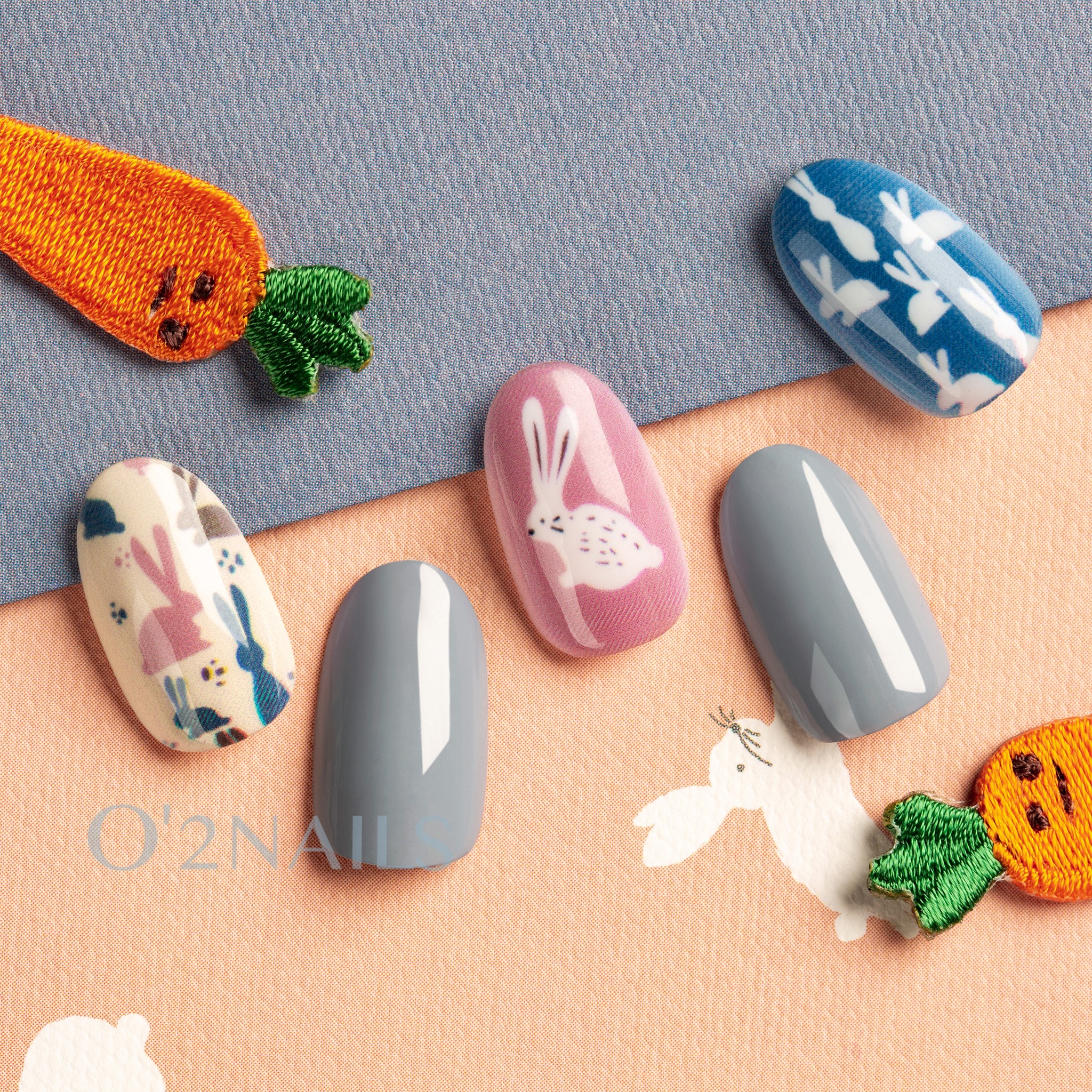 O'2Nails - 120 nail colors in 5 pens. Guided by an APP....