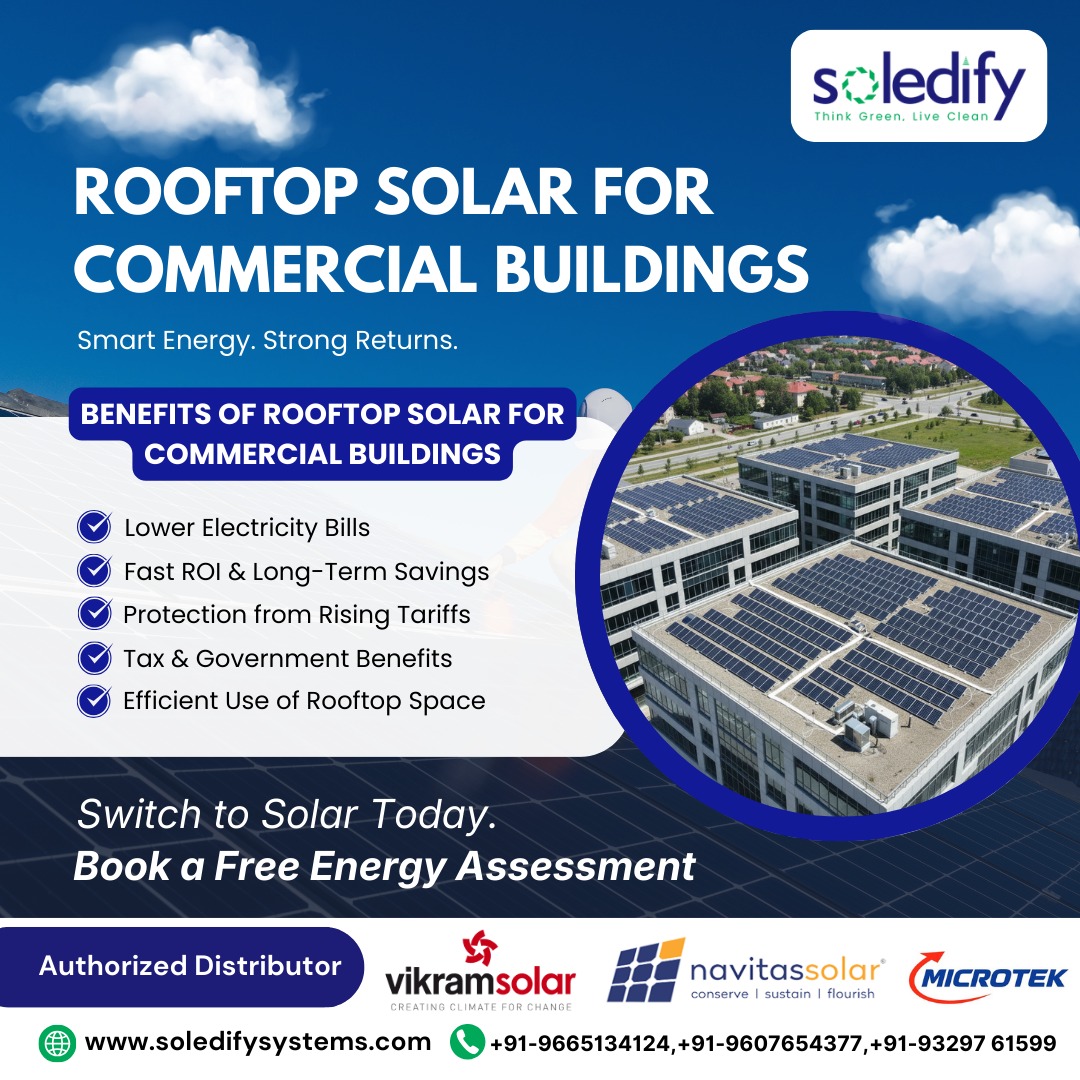 🏢⚡ Rooftop Solar for... - Soledify Systems Pvt. Ltd. | Facebook
