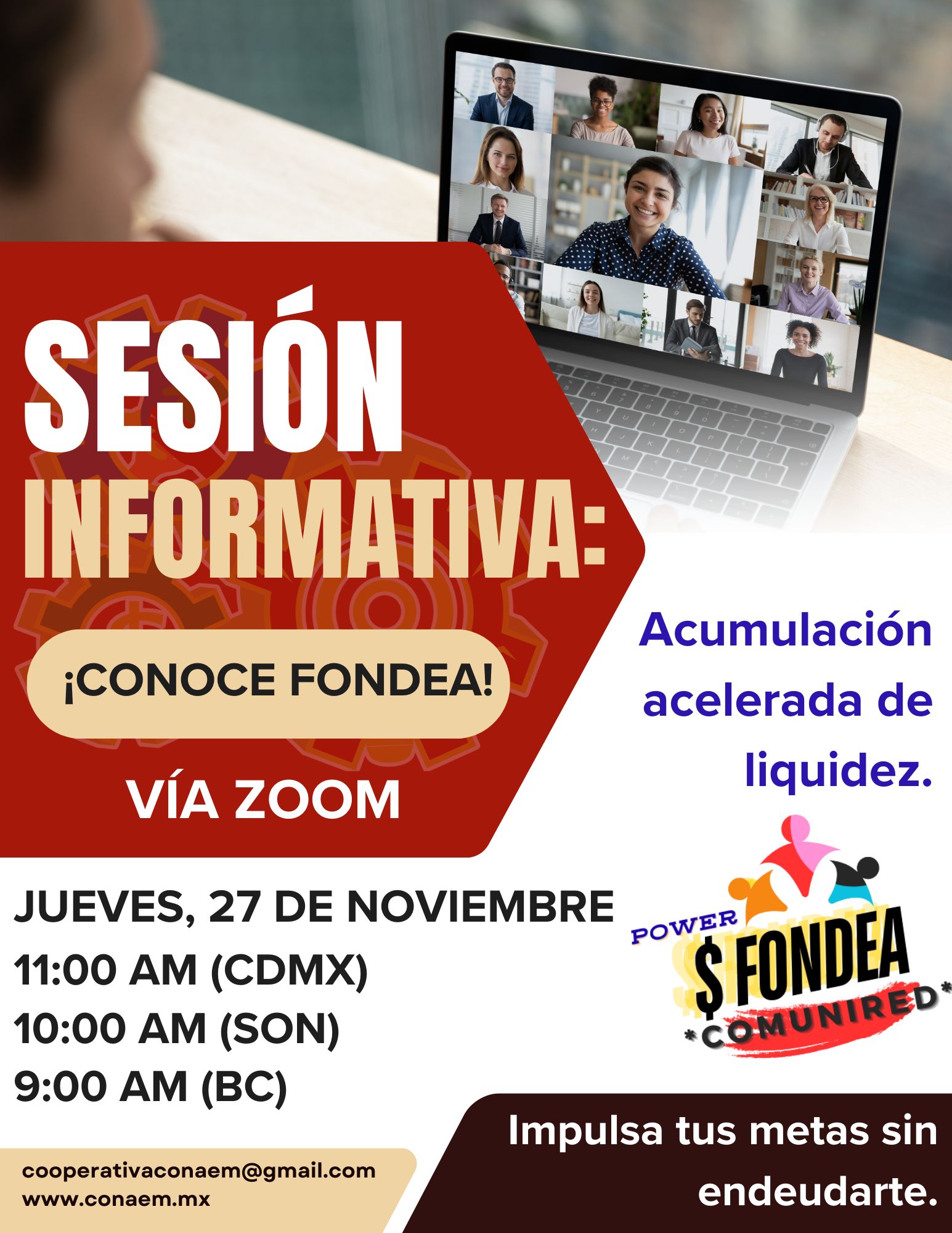 Cooperativa - INVITACIÓN OFICIAL – SESIÓN INFORMATIVA FONDEA - El ...