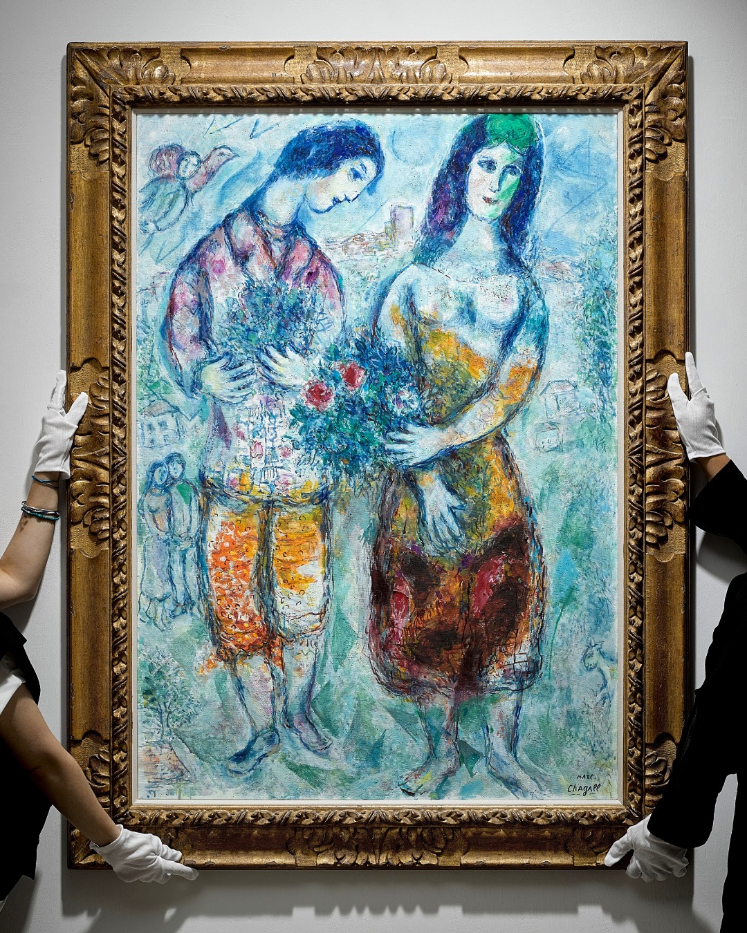 Marc Chagall、Les Paysans Russes Marc Chagall、Les Paysans Russes For most of his life, Marc