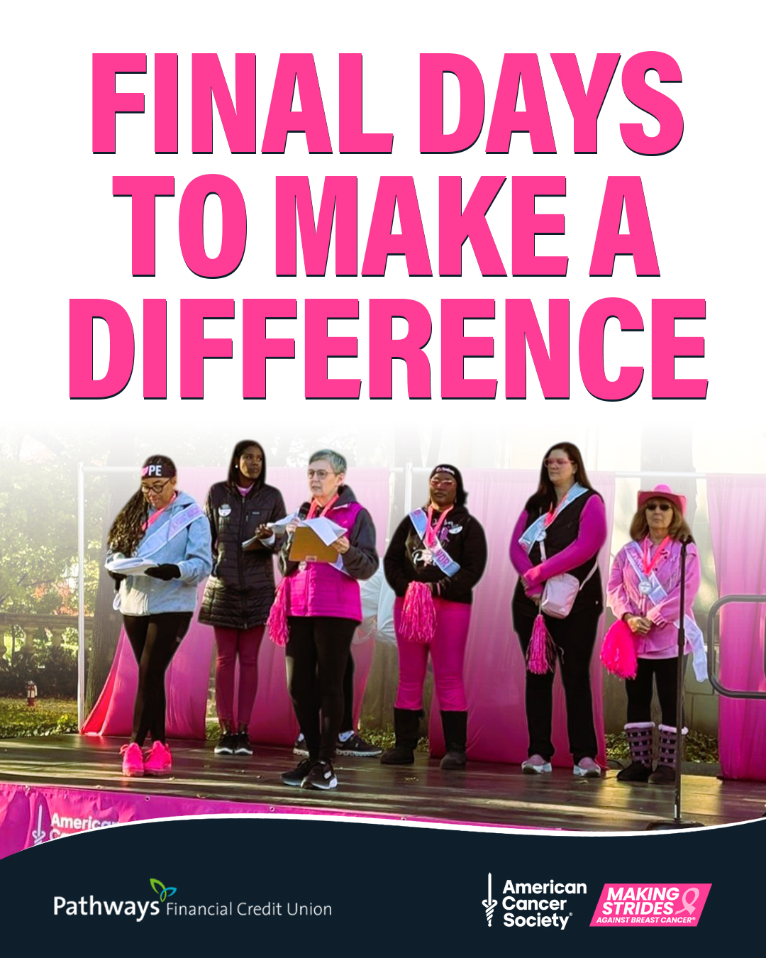 The Making Strides walk... - Pathways Financial Credit Union | Facebook