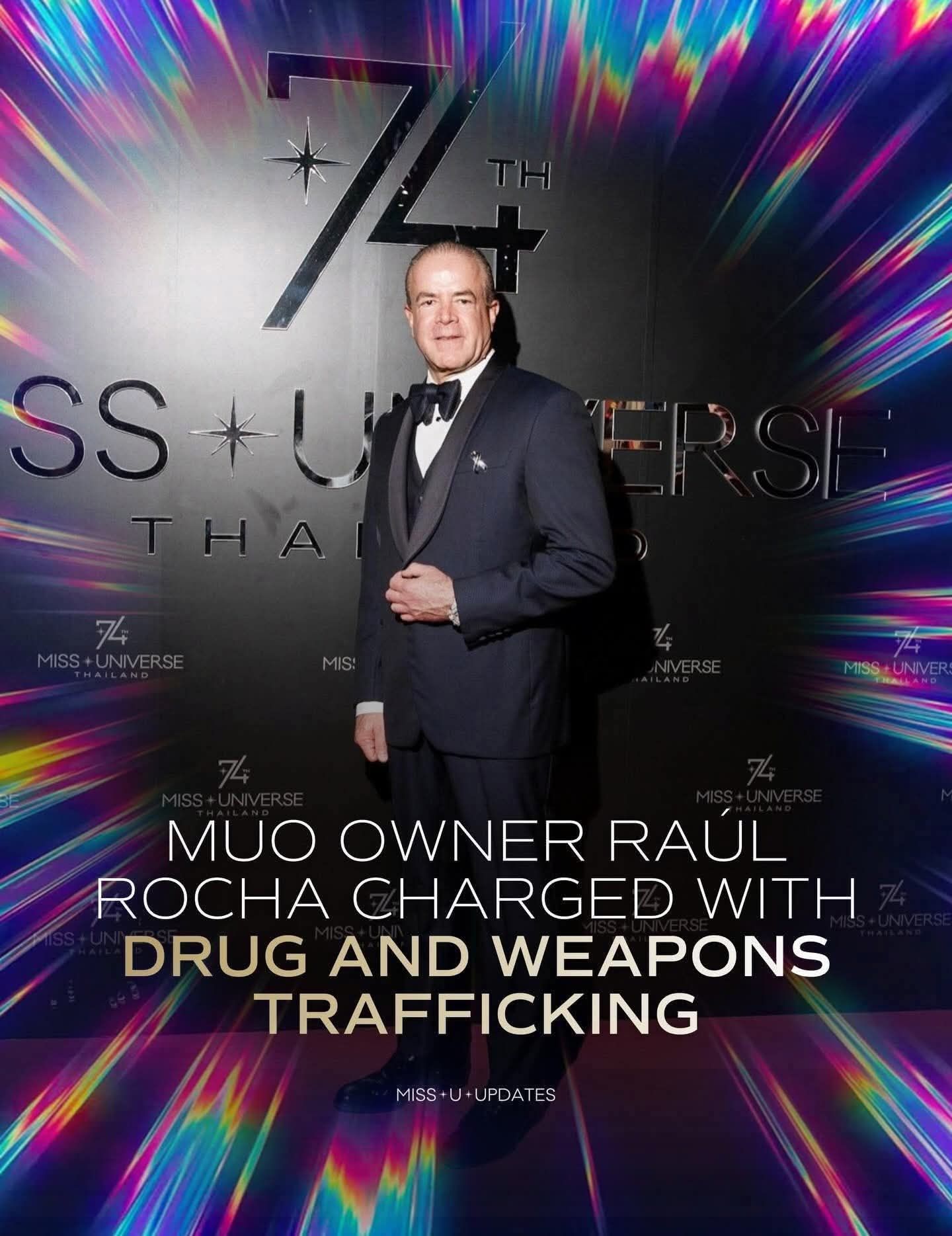 Pageant - Miss Universe owner and president Raúl Rocha Cantú charged by ...