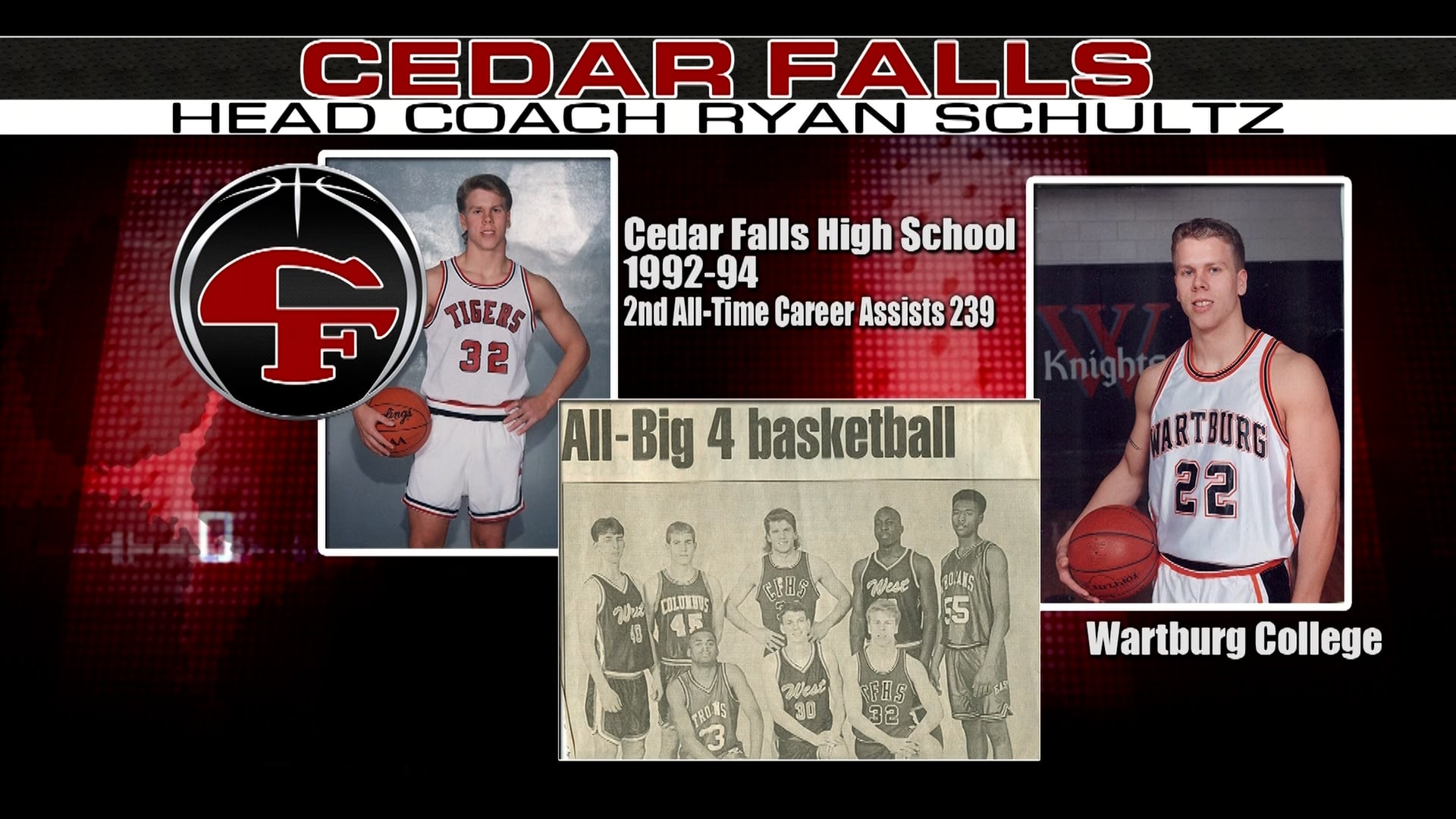 Thanks to Cedar Falls Boys Basketball Coach Ryan Schultz for 