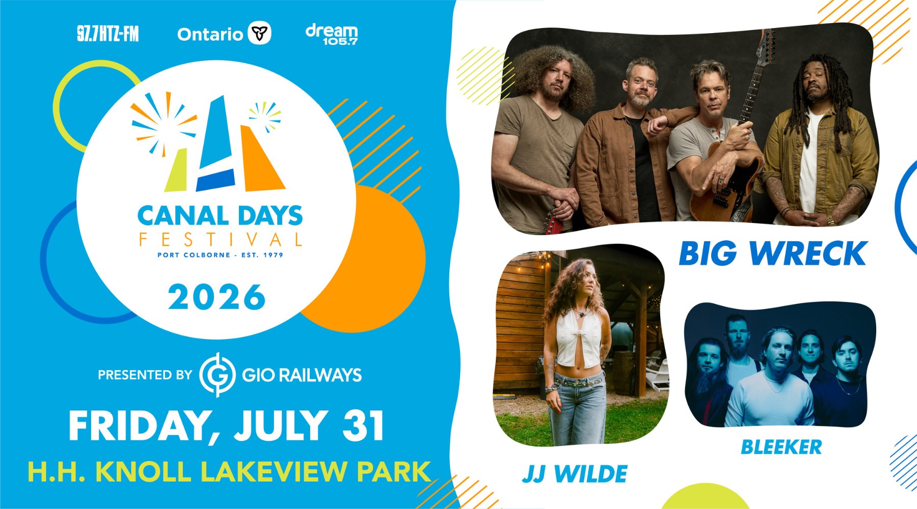 Canal Days Concert Series - Friday, July 31, 2026