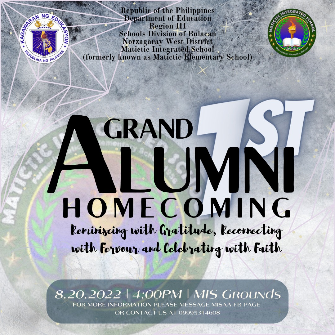 Matictic... - Matictic Integrated School Alumni Association