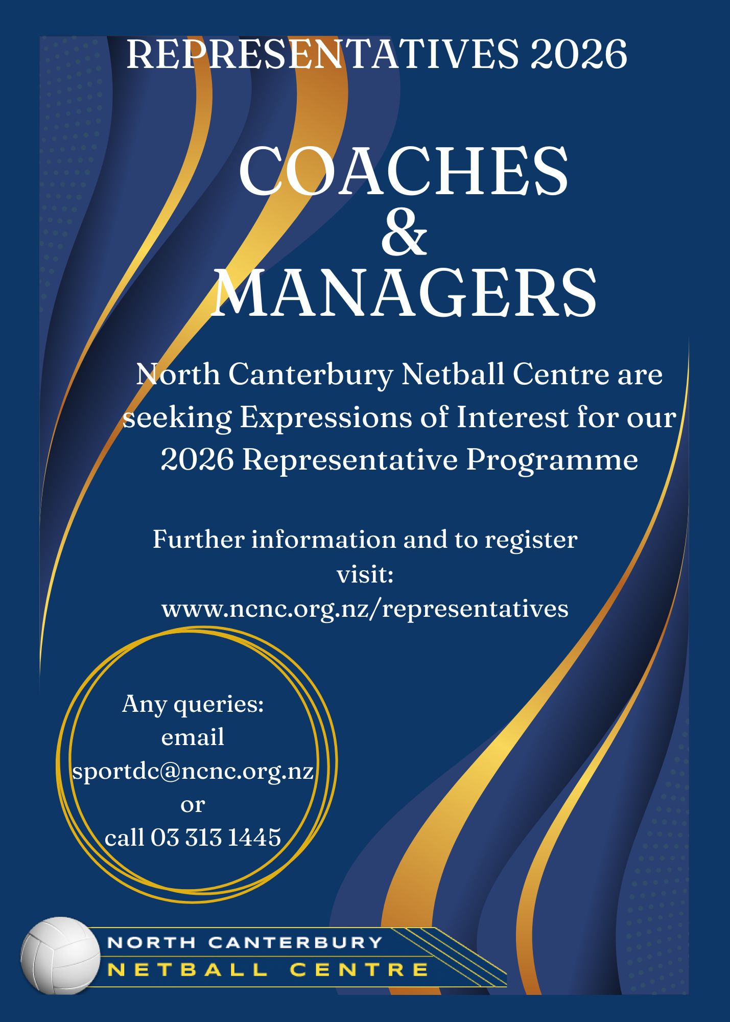 North - Expressions of Interest are now open for Coaches and Managers ...