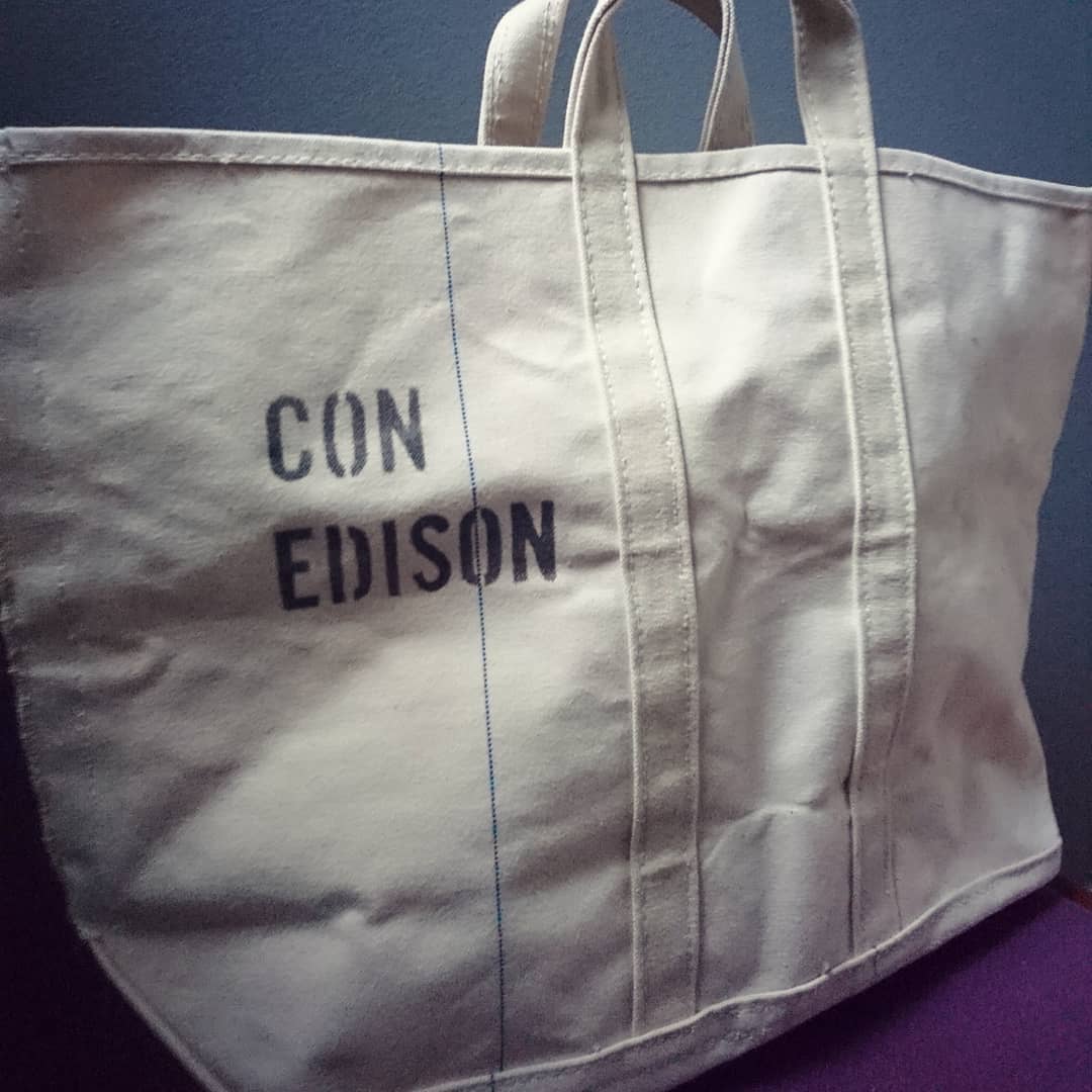 CON EDISON Inc. Canvas Tool Bag 1950s 