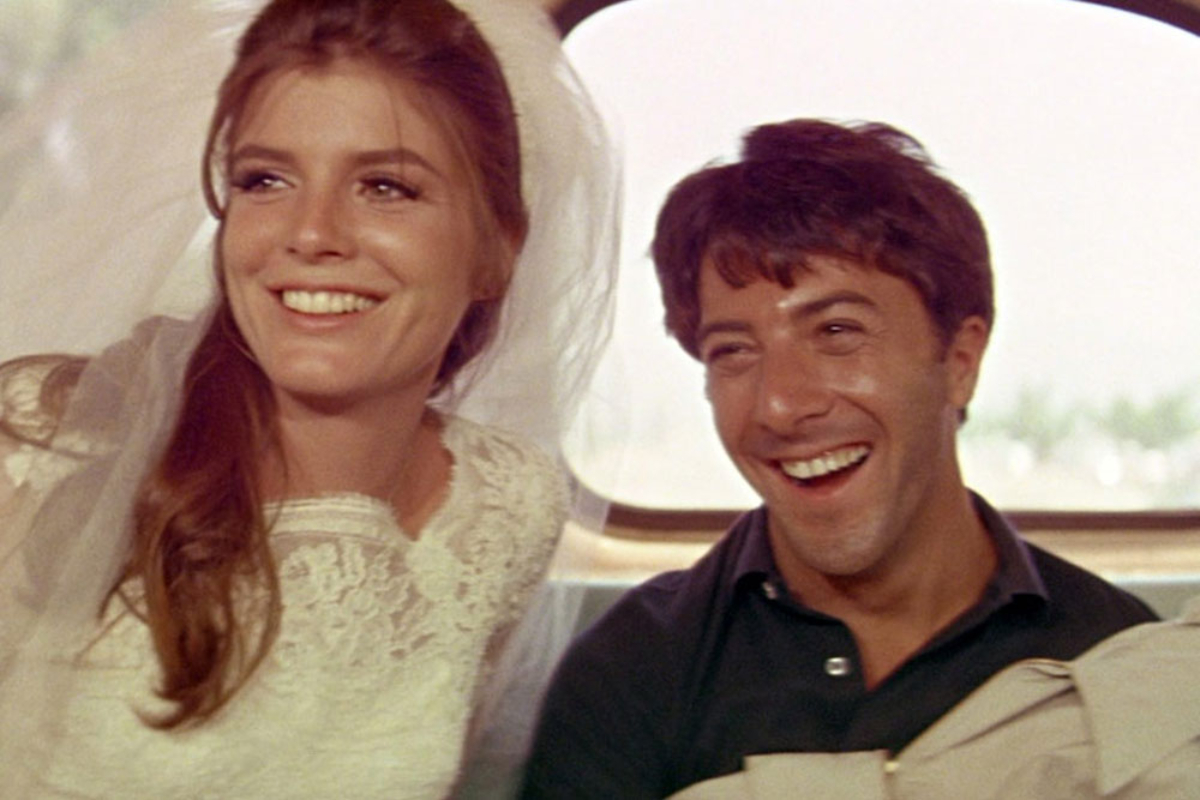 katharine ross the graduate wedding dress Graduate's iconic scene with Katherine and Dustin Hoffman SL DEALS