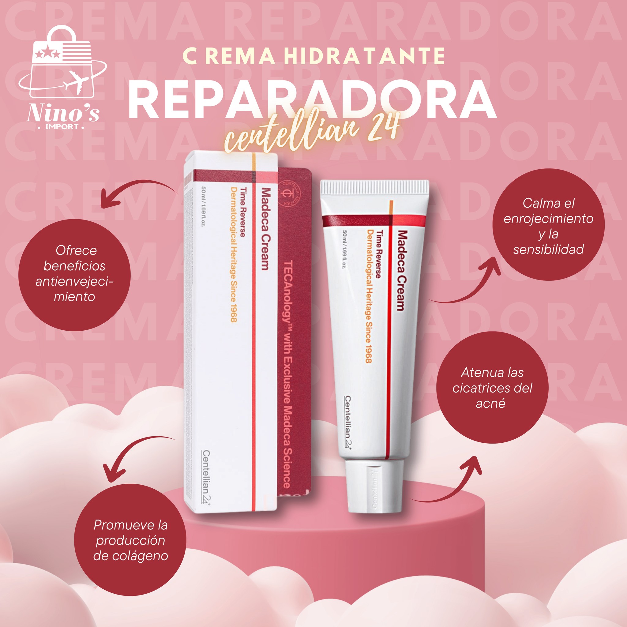 Nino's - Repara, calma y rejuvenece desde la raíz. 🥰 La Madeca Cream de ...