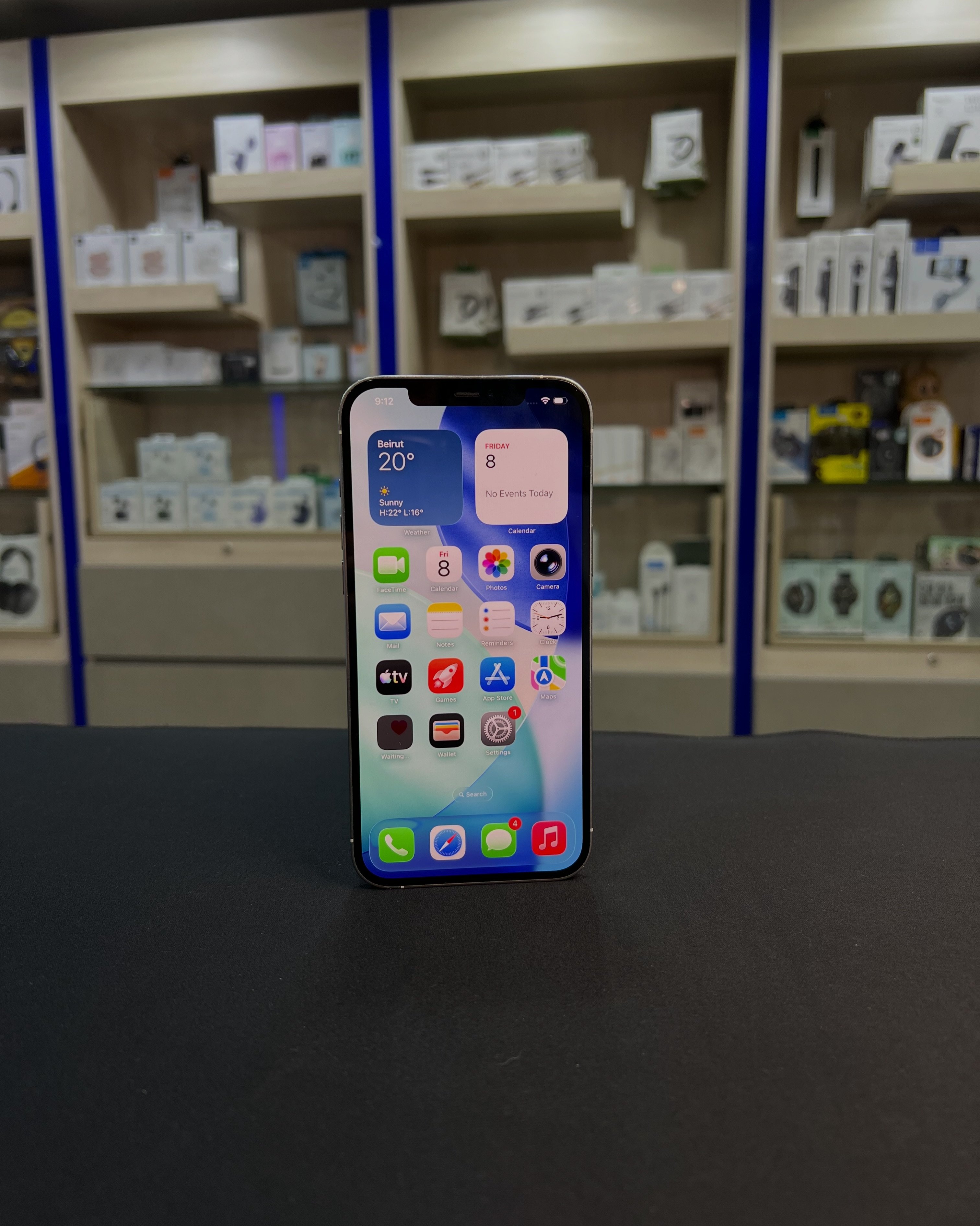 Used iPhone 12 Pro Max 128GB Silver in excellent condition: - 84 
