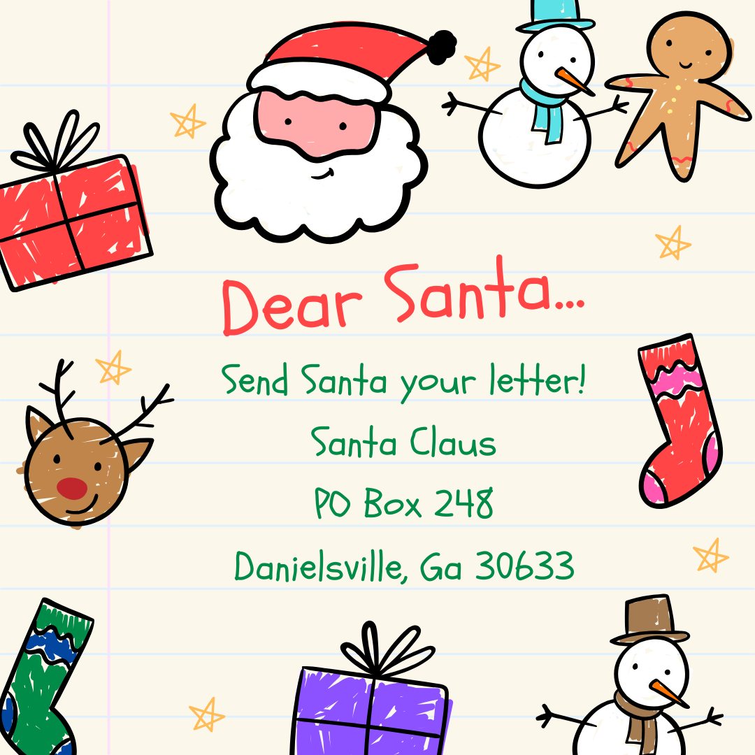 🎄📬 Send Santa Your Letter! 🎅💌... - Madison County Rec. Dept. | Facebook