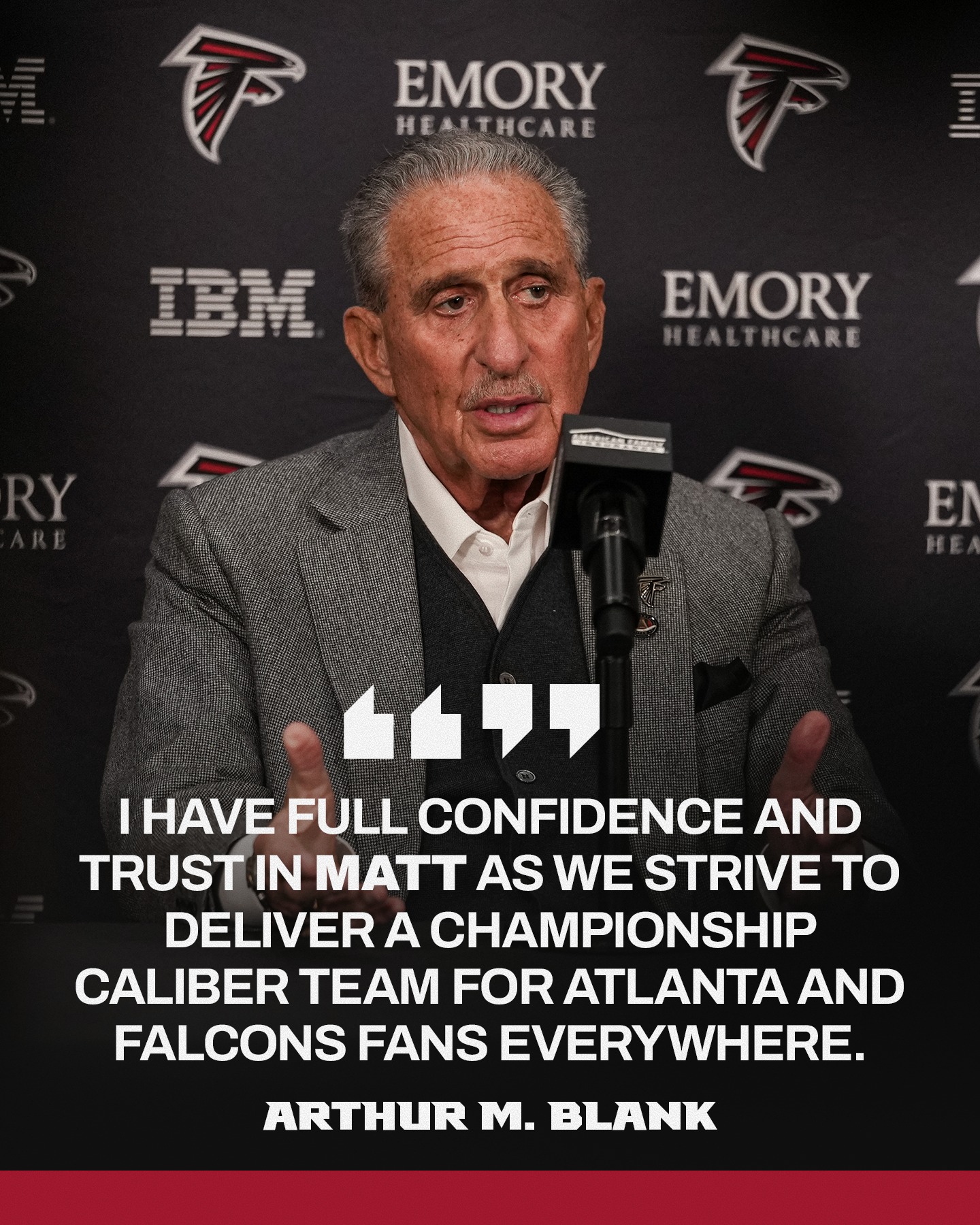 Atlanta Falcons - Full confidence in what's ahead for our... | Facebook