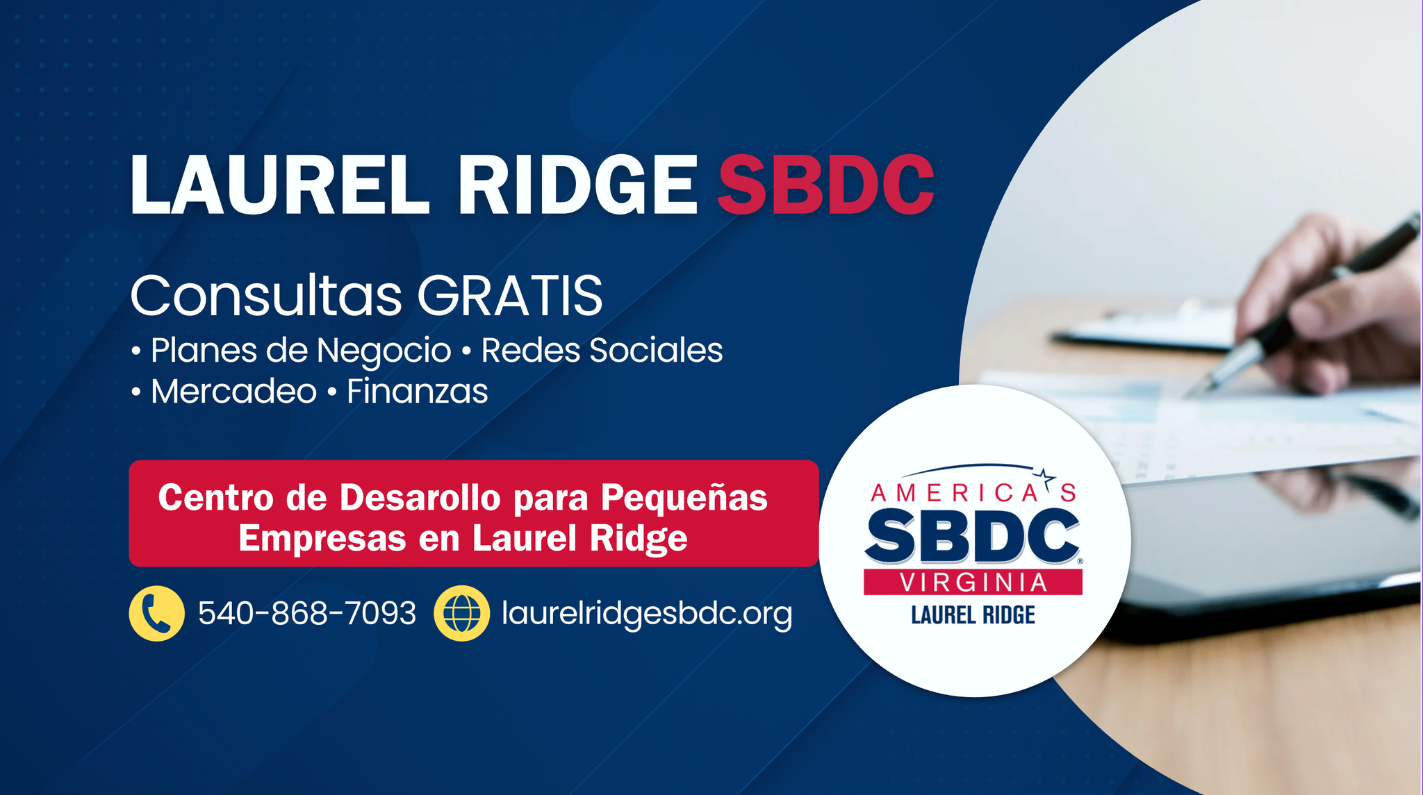 Laurel Ridge Small Business Development Center en Español | Middletown VA
