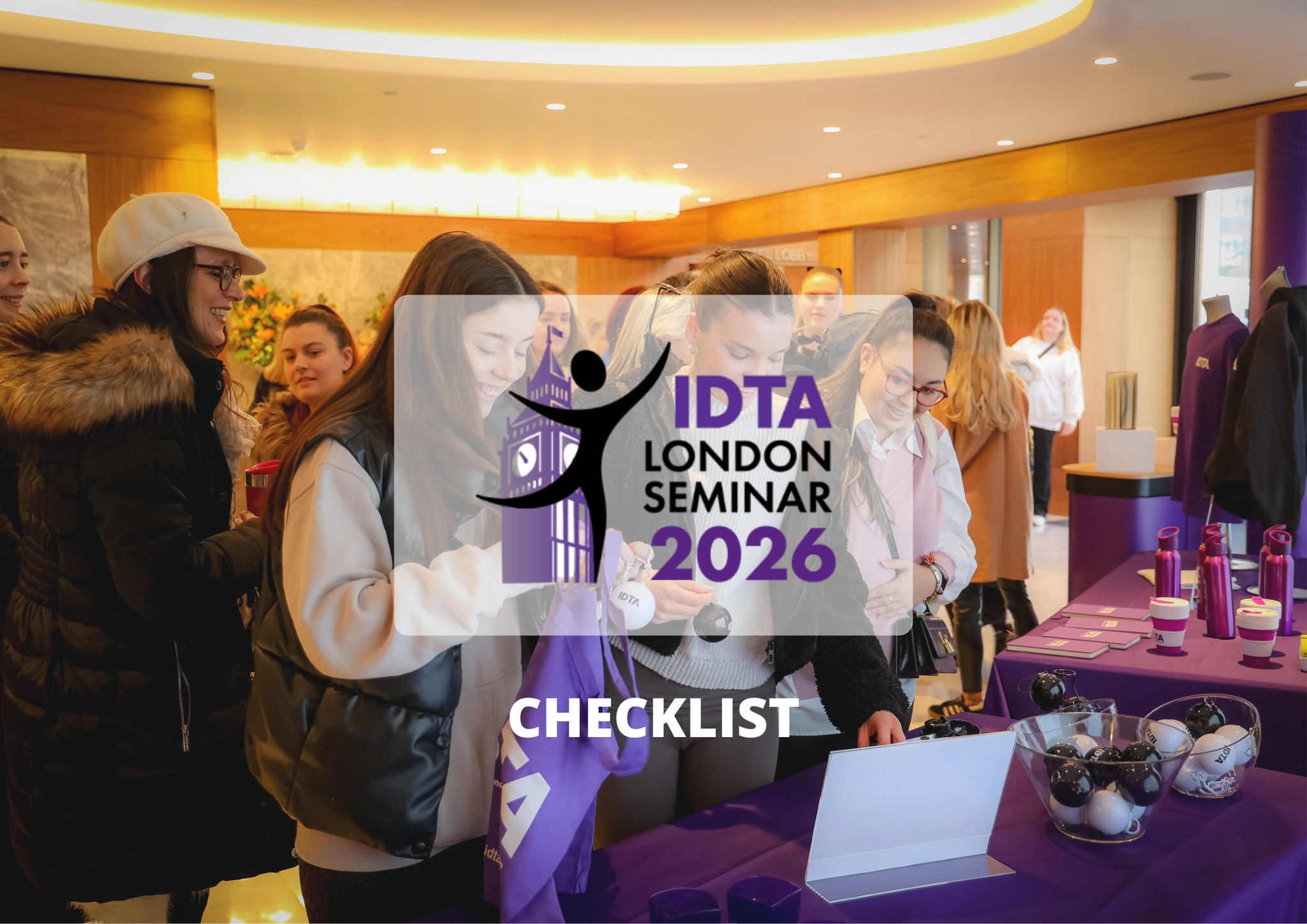 IDTA - This is your checklist for the London Seminar 2026 👇 Check your ...