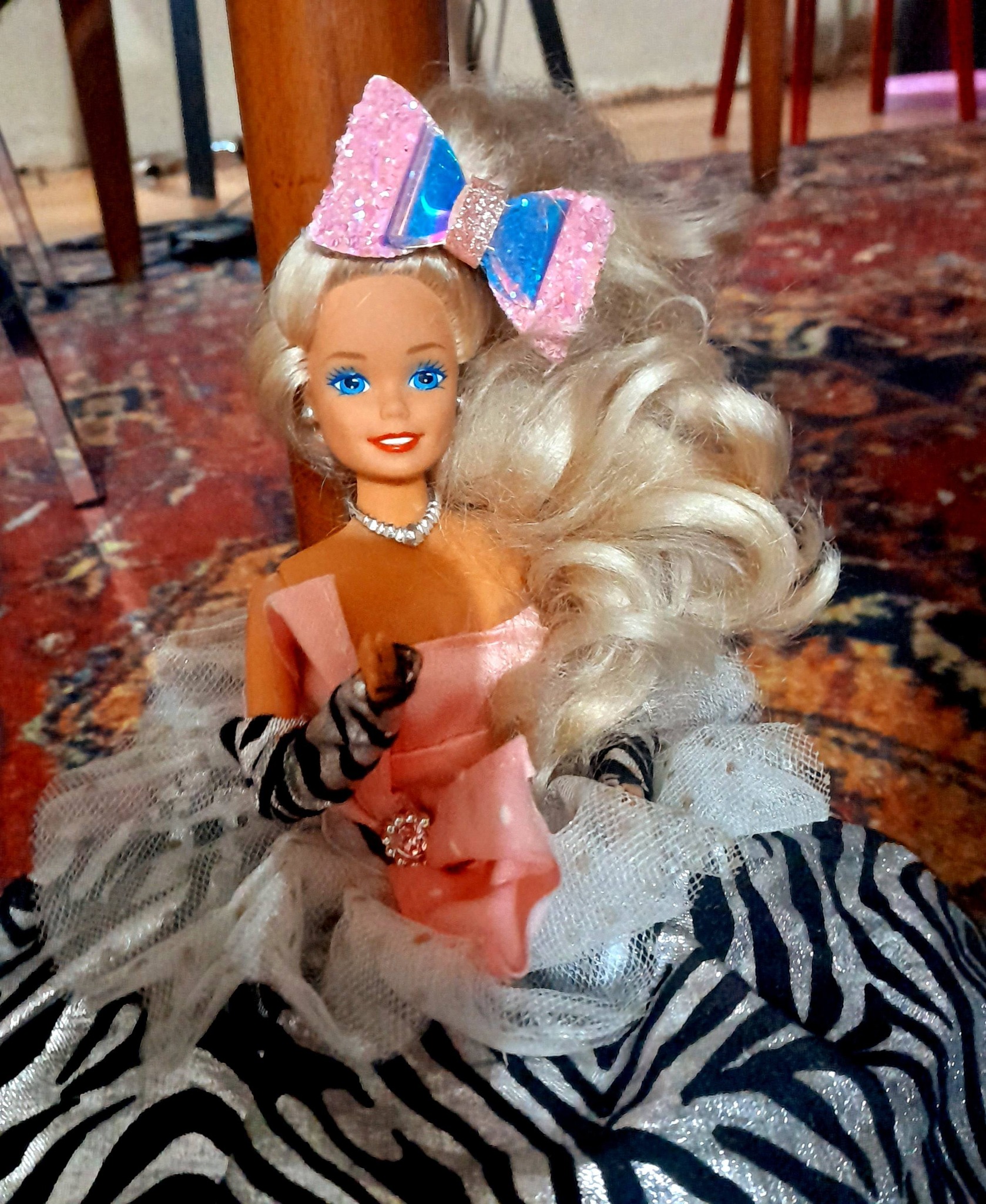 1991 Sterling Wishes Barbie doll by Mattel