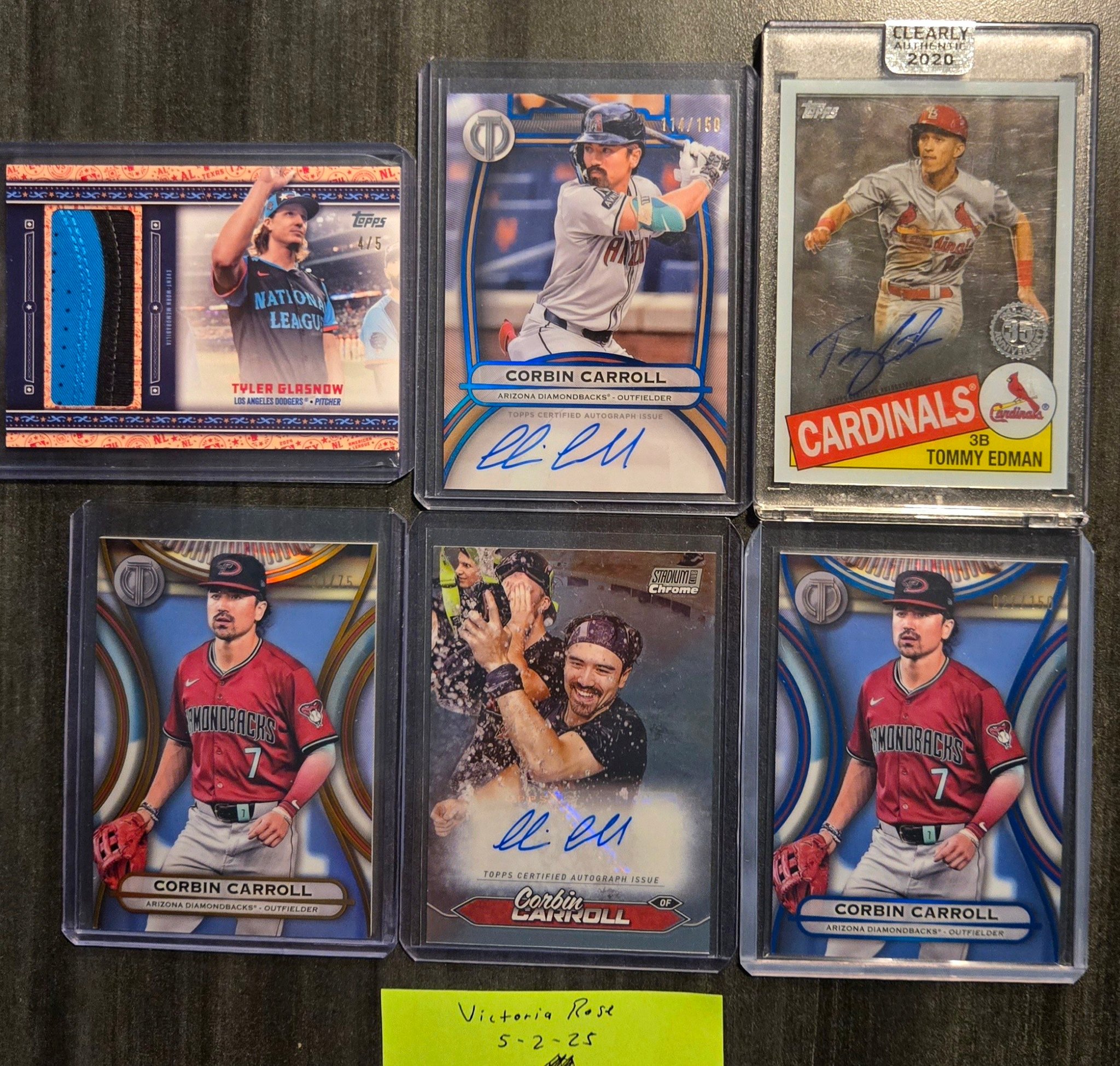 2024 Topps All Star Tyler Glasnow Jumbo Patch /5. $80 ‼️SOLD 2025 
