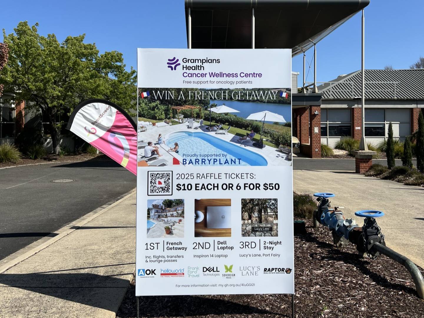 Grampians - Have you spotted our Cancer Wellness Raffle 2025 signboards ...