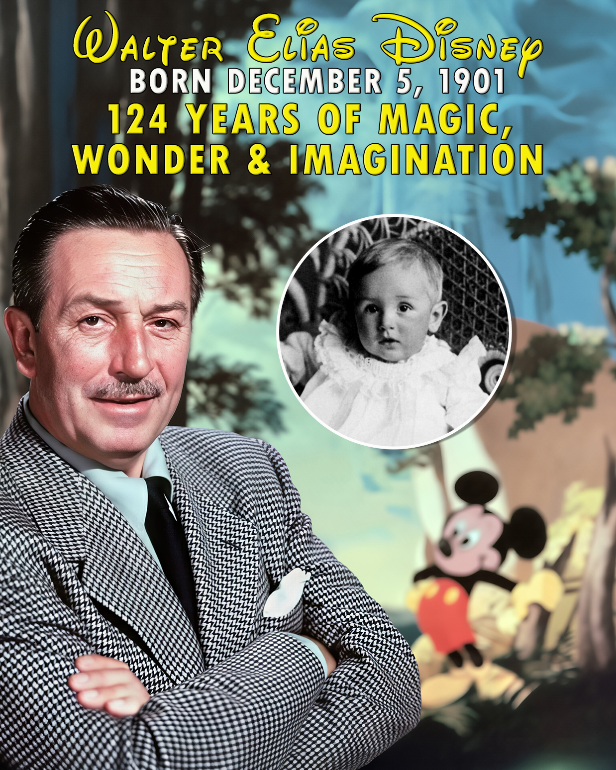 Disney Dave - Happy Heavenly Birthday Walt Disney Born... | Facebook