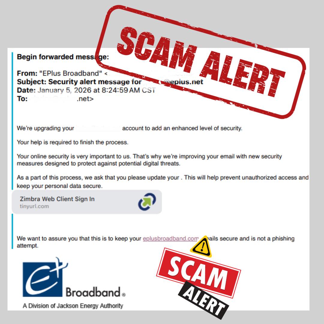 EPlusTV - 🚨 SCAM ALERT 🚨 We are aware of a scam email circulating that ...