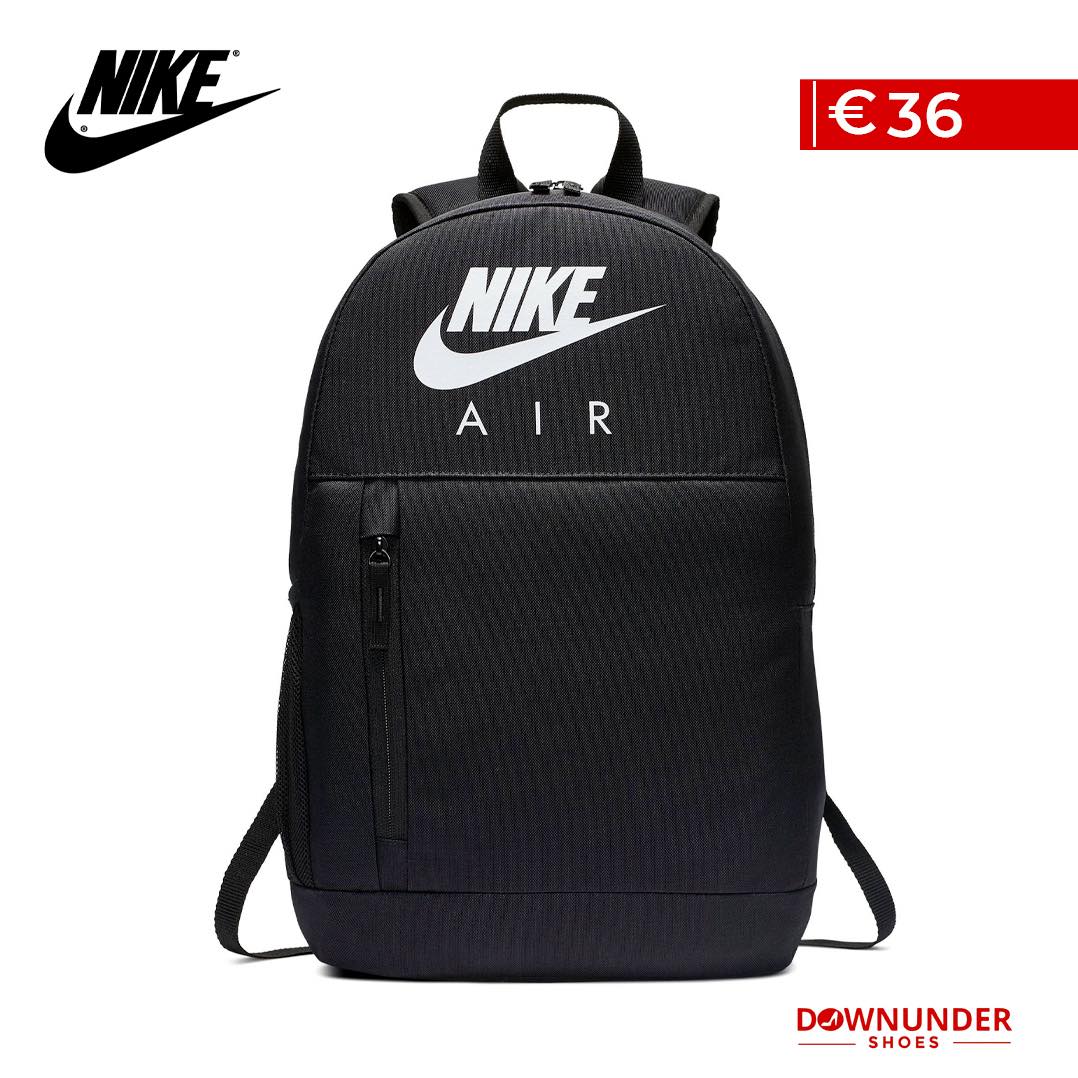 nike air backpacks for school Unisex Academy Team Sports backpack (pack of 1), Black/Black/White, 18 long, Sport : Sports & Outdoors litre capacity Nike Elemental Backpack Grade-School 