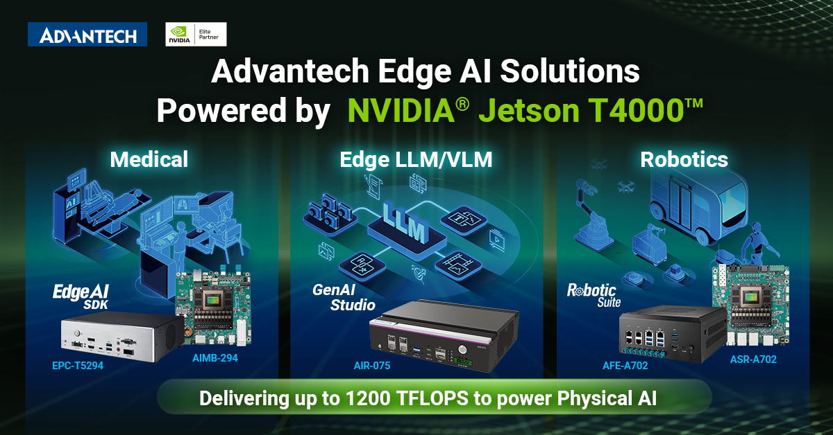 Advantech - 🚀 Scaling Physical Intelligence with NVIDIA... | Facebook
