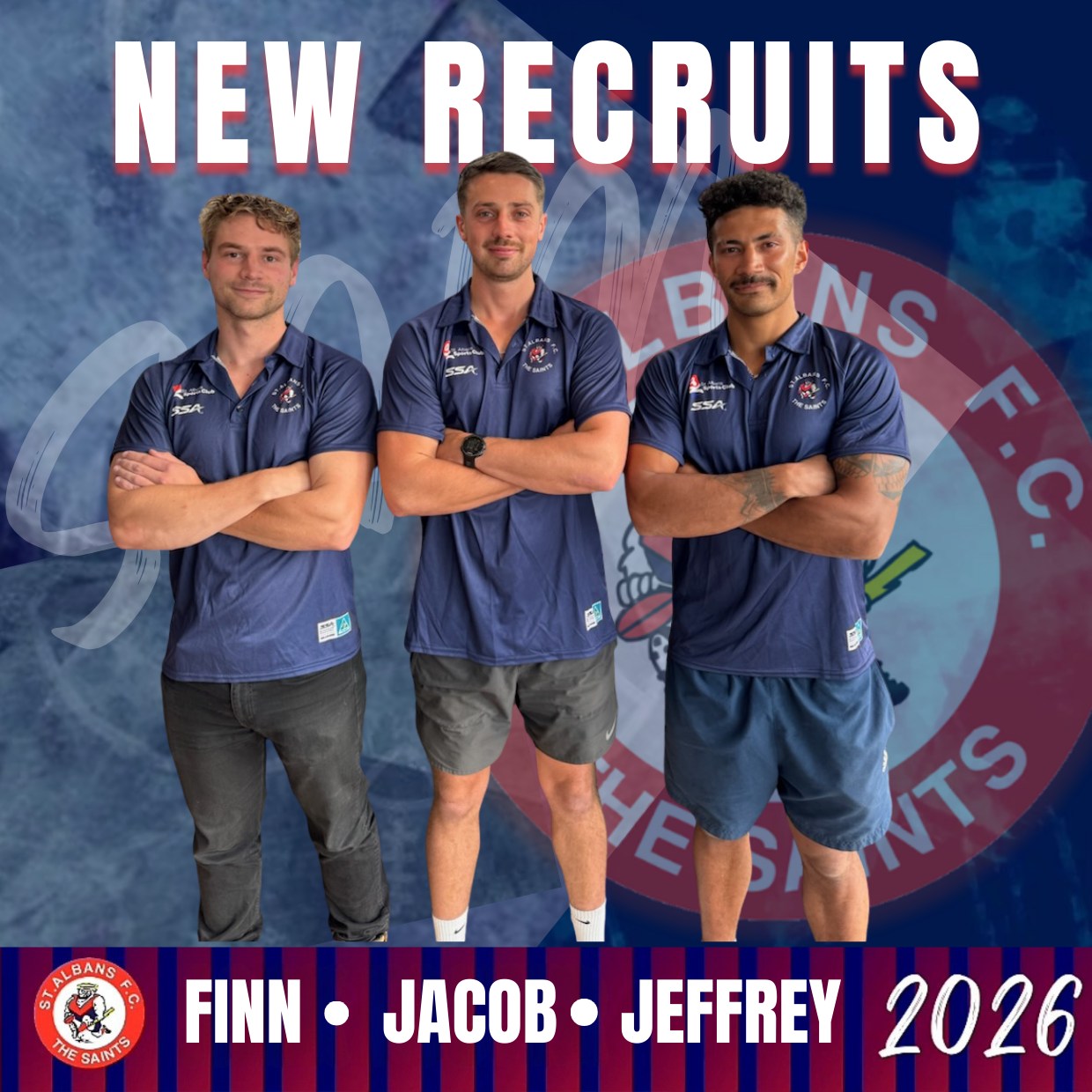 St.Albans - STAFC welcomes our newest trio of recruits 💙 We are ...