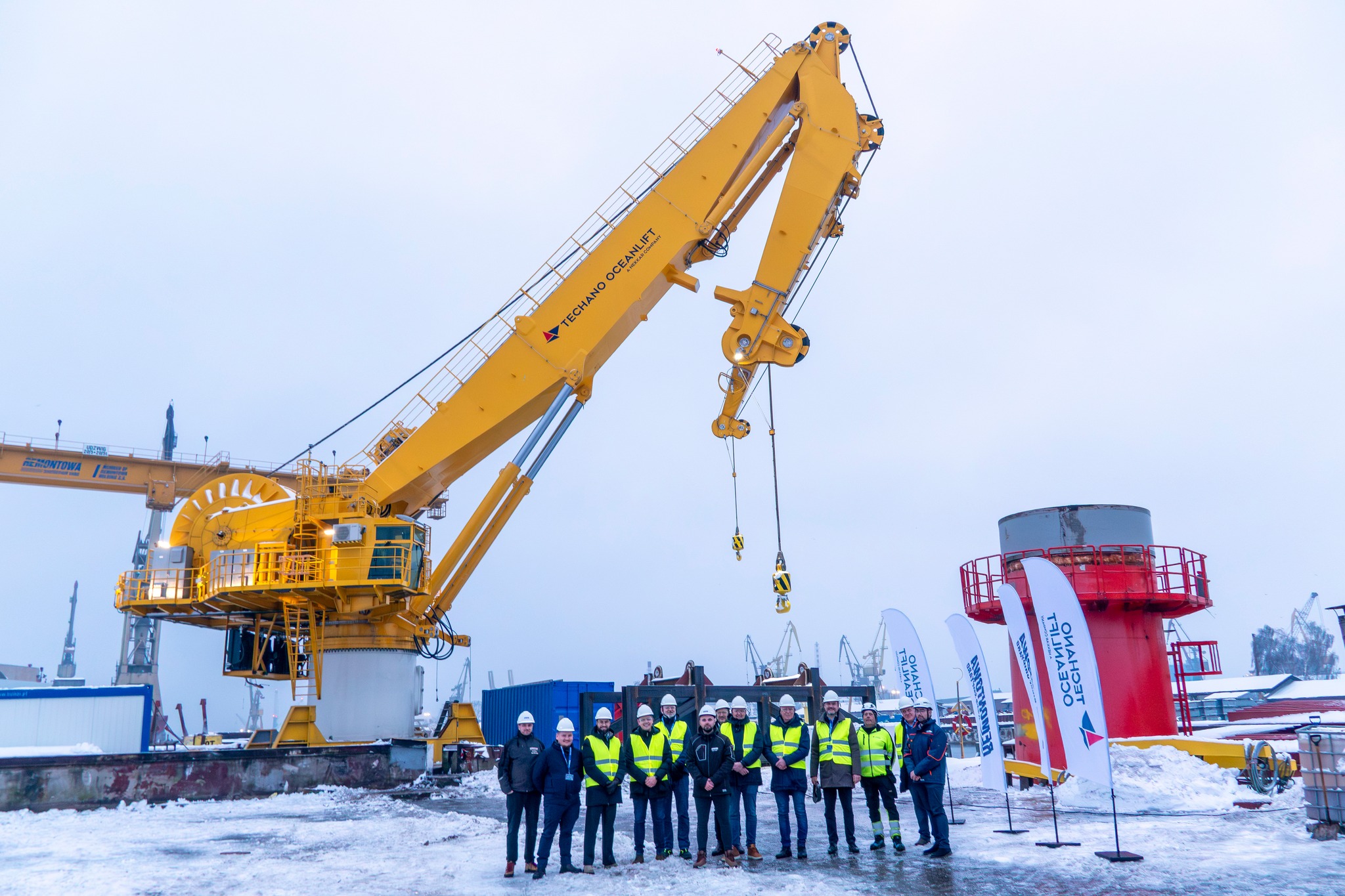 Techano - Techano Oceanlift Unveils Advanced 150t AHC Crane We are ...
