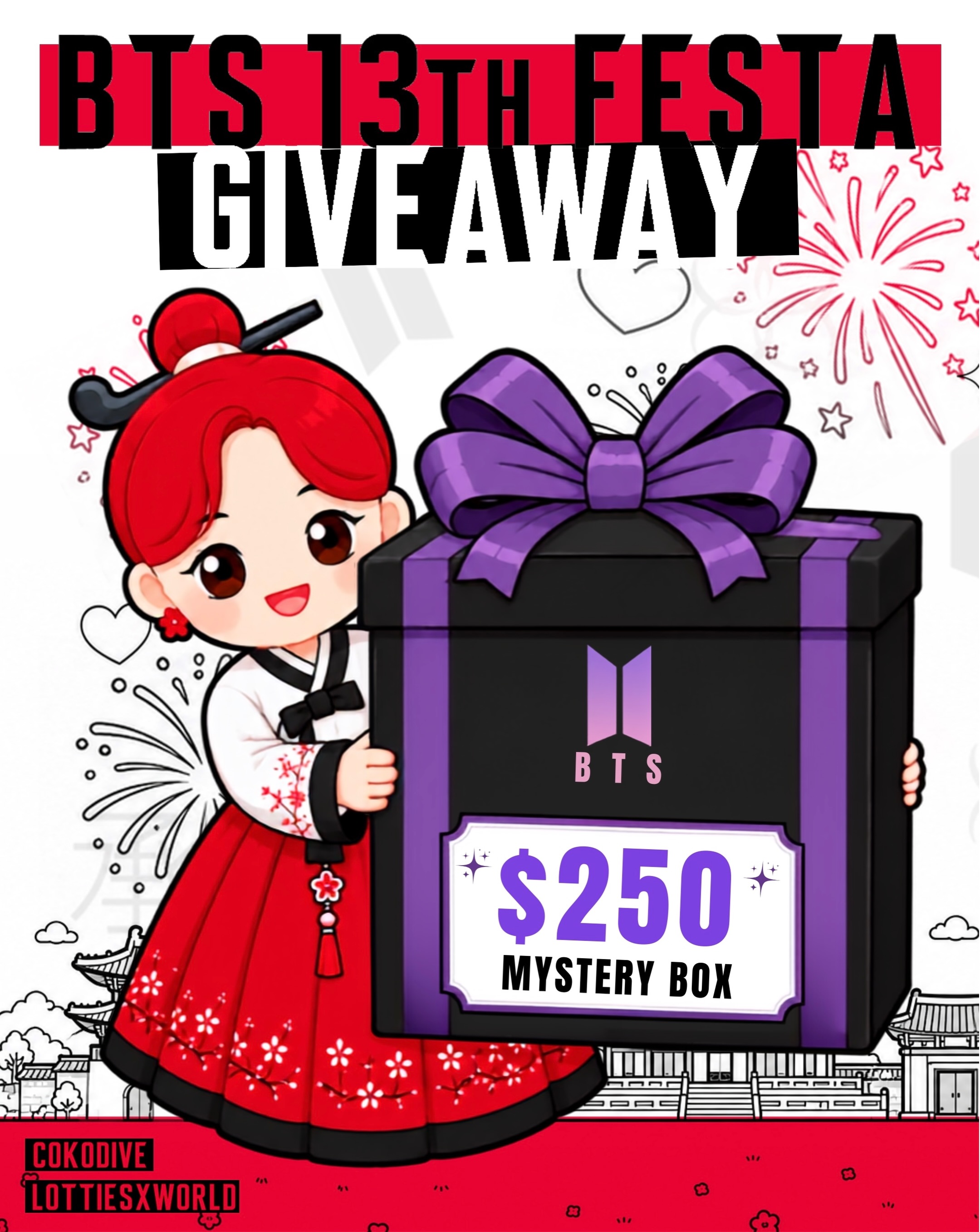 🎉💜 #COKO_FESTA_WEEK FESTA GIVEAWAY 💜🎉 ARMY, 13th FESTA is here