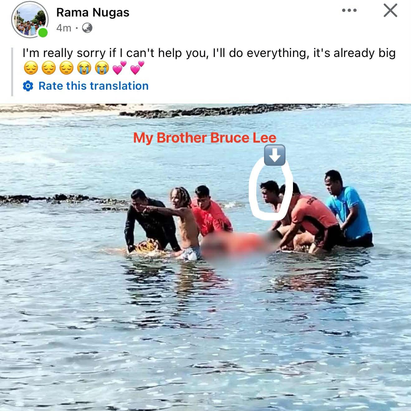 Sunshine - I’m so proud of you Rama Nugas brother Bruce Lee | Facebook