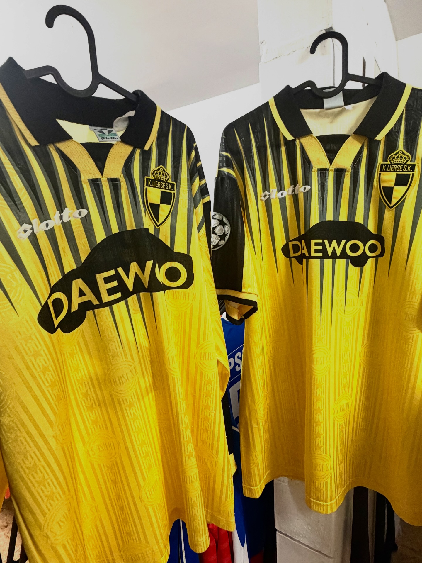 K. Lierse SK 1997-98 Home shirt by Lotto On Europe's biggest stage 🏆
