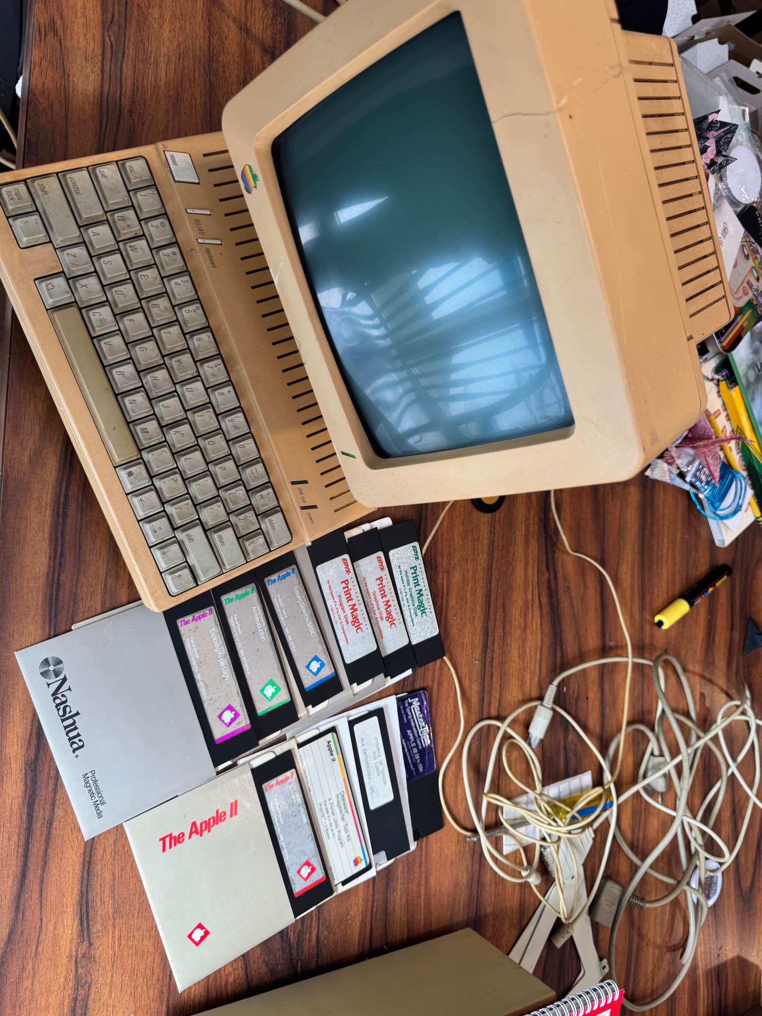 Apple 2C working computer plus printer plus software - Desktop ...