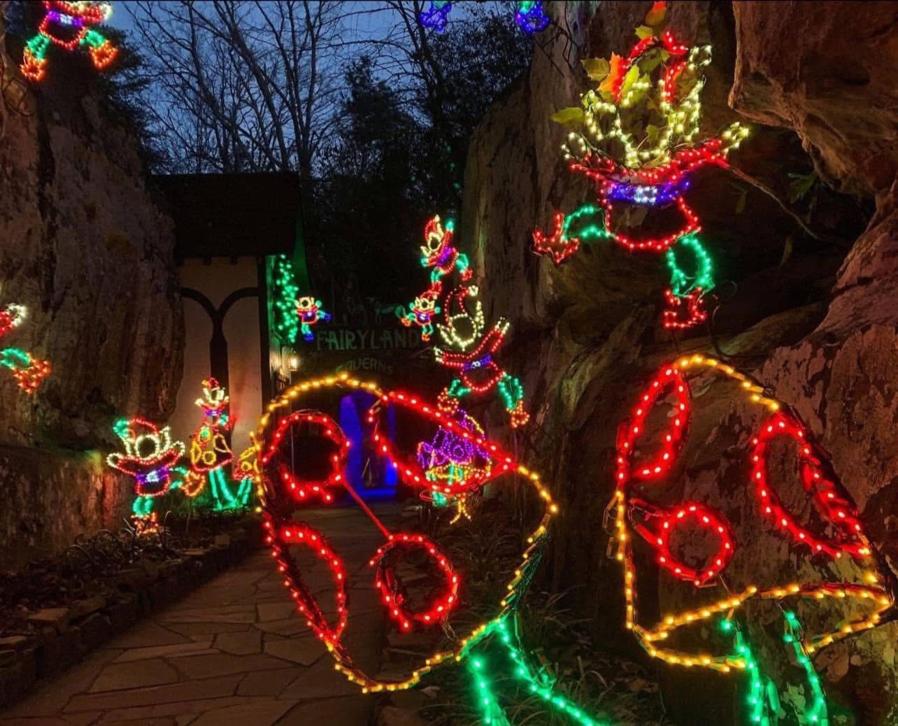 Rock City Enchanted Garden of Lights🎄 📍Lookout Mountain, Georgia