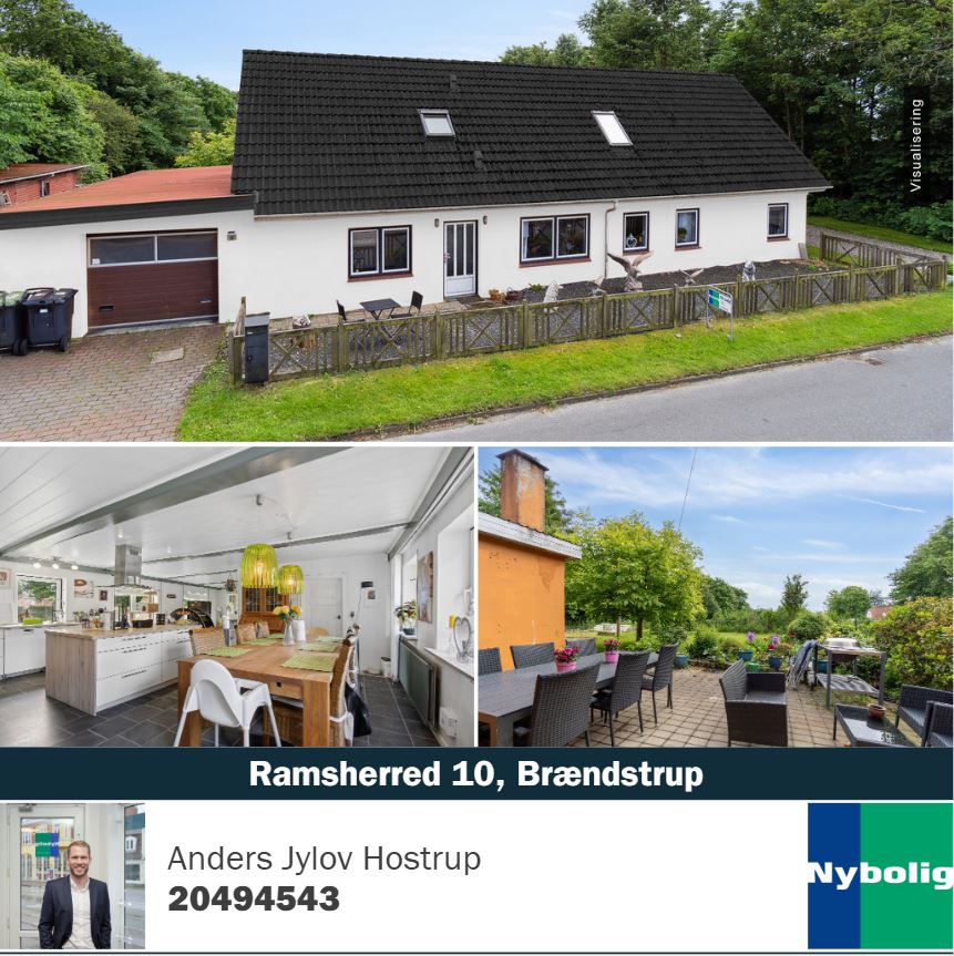 Nybolig - 🏡 BOLIG MED GOD PLADS 🏡 📍 Ramsherred 10, Brændstrup, 6630 ...