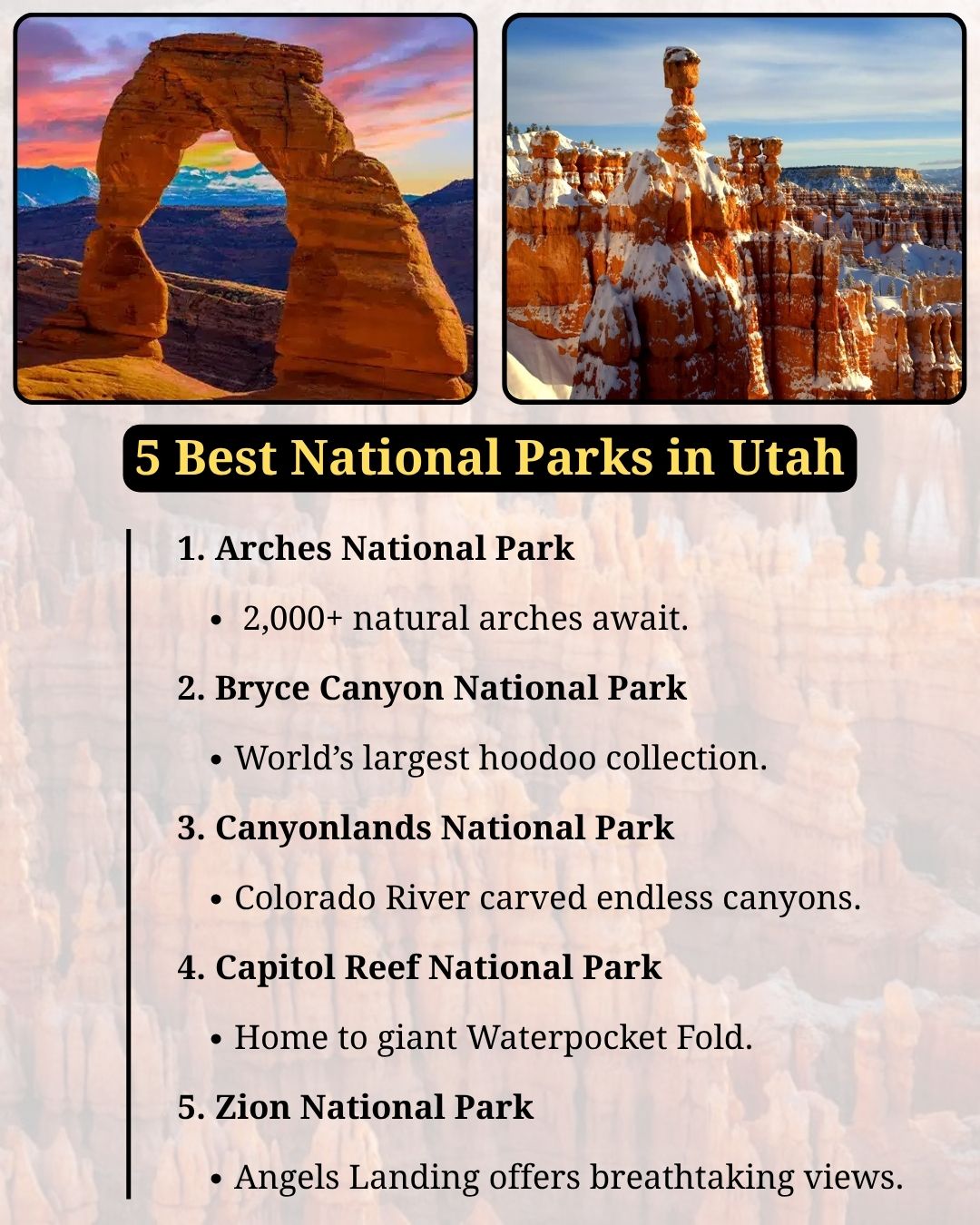 Fodor's Utah: with Zion, Bryce Canyon, Arches, Capitol Reef, and