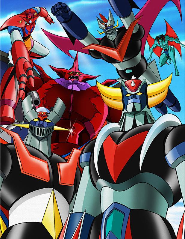Dynamic Heroes manga crossover with Mazinger Z