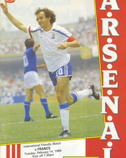 On this Valentines day 1989: France played Arsenal as a warm-up