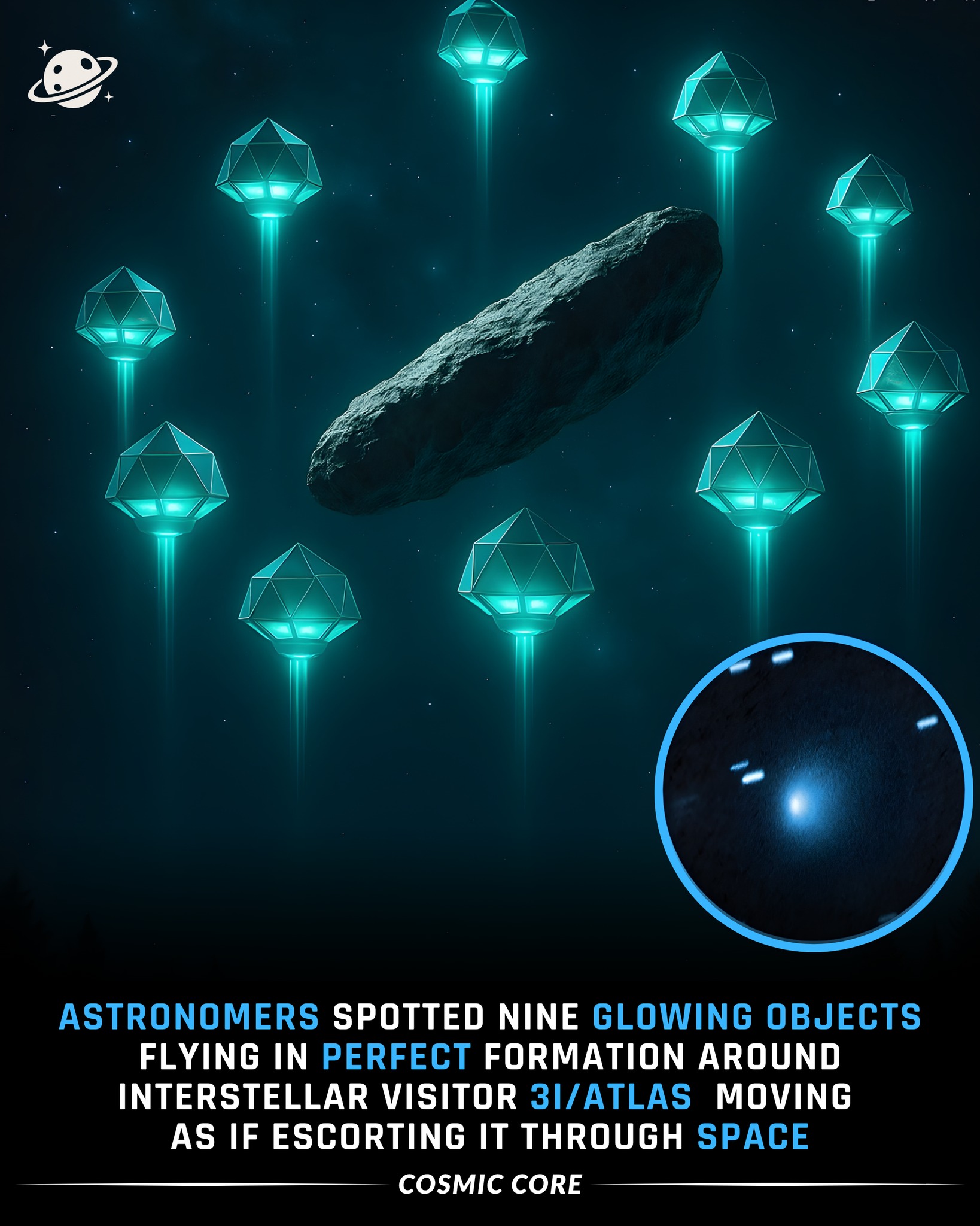 Picture Idea: Cosmic Astronomers Are Puzzled After Nine Glowing Objects Were Seen