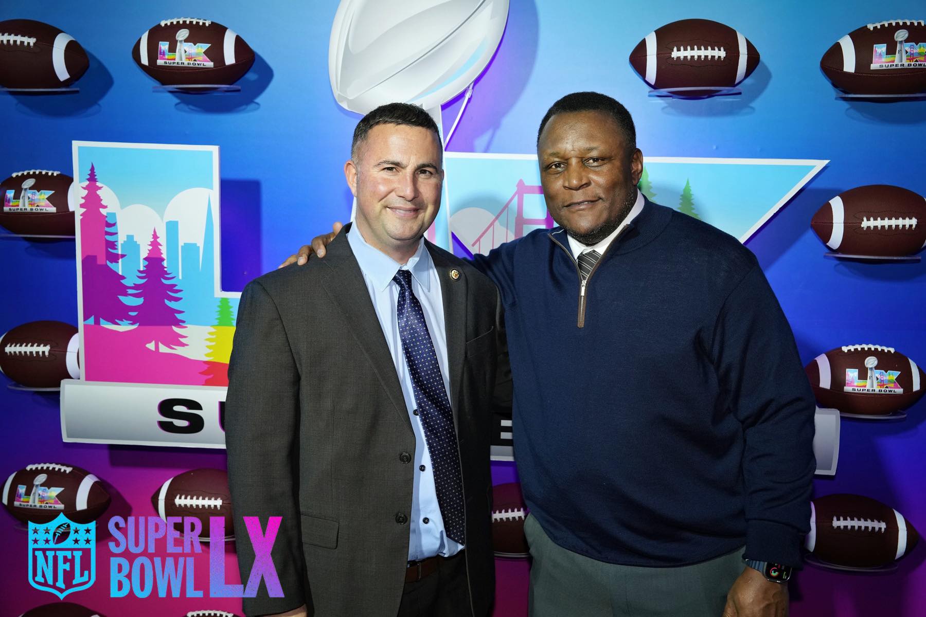 US - We celebrated the upcoming Super Bowl LX with Hall of Famer Barry ...
