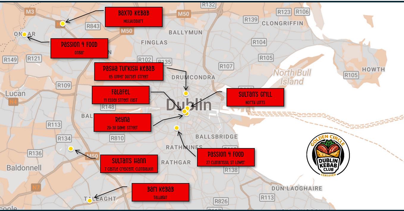 As requested, The official Dublin... - Dublin Kebab Club | Facebook