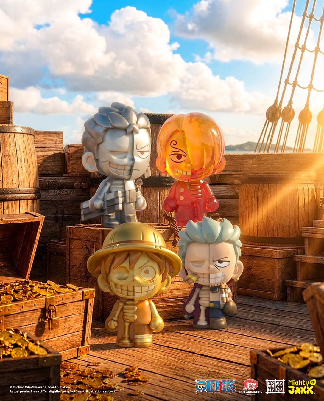 The crew that started it all. 🏴‍☠️ Luffy, Zoro, Nami, Usopp and