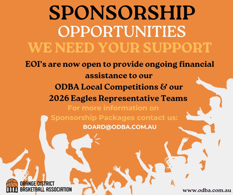 Sponsorship EOI's are NOW OPEN!... - Orange Basketball NSW | Facebook
