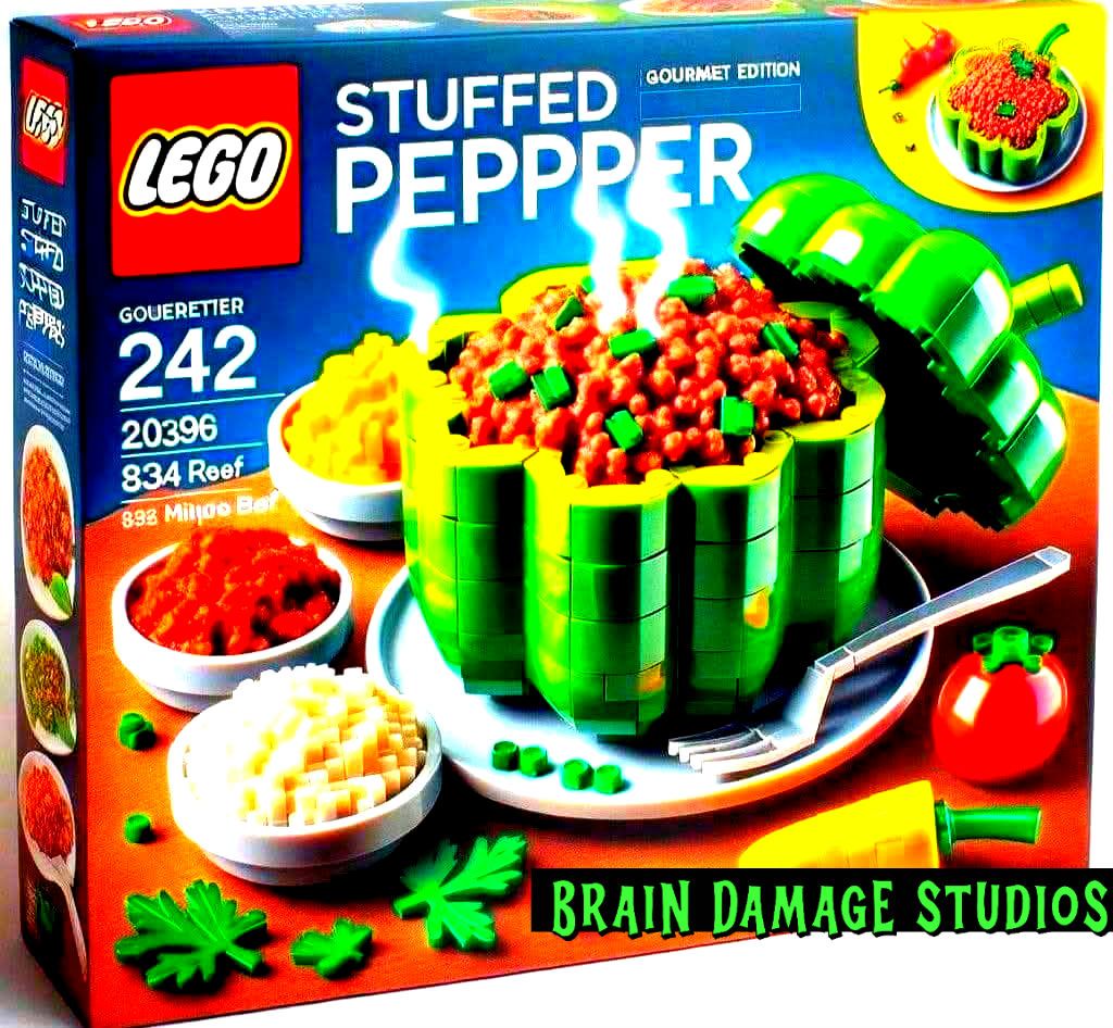 Brain - Kids! Build Your Own Dinner! LTD EDITION Lego Stuffed Bell ...