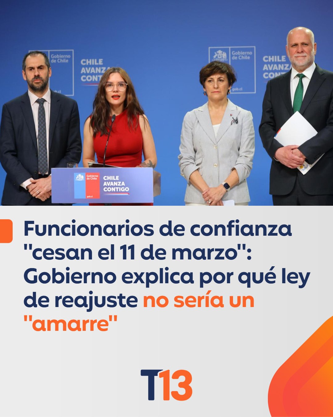 T13 - El ministro Elizalde pidió 