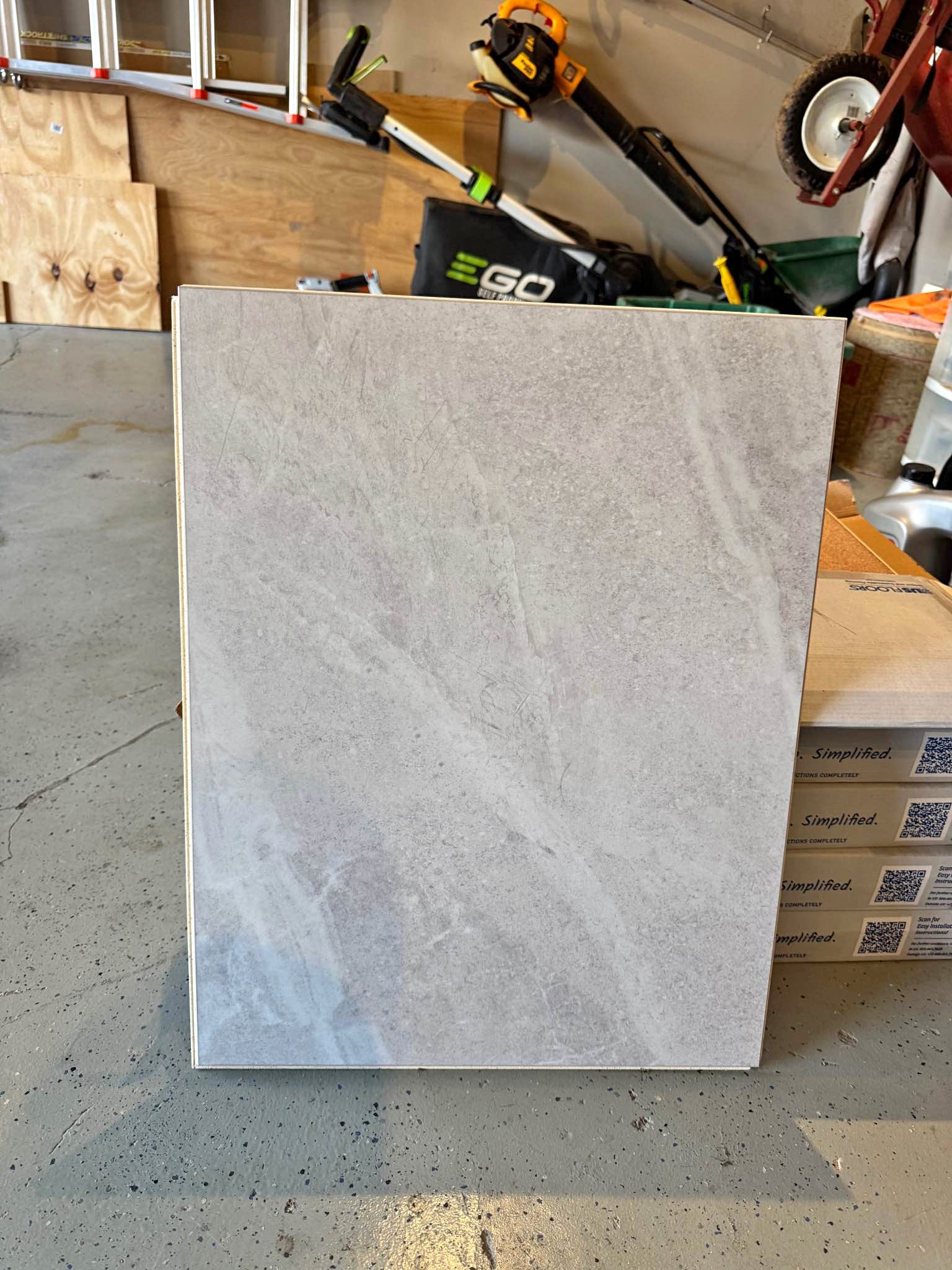 COREtec Stone 18x24 flooring “Russa” - Stepping Stones - Lake Lotawana ...