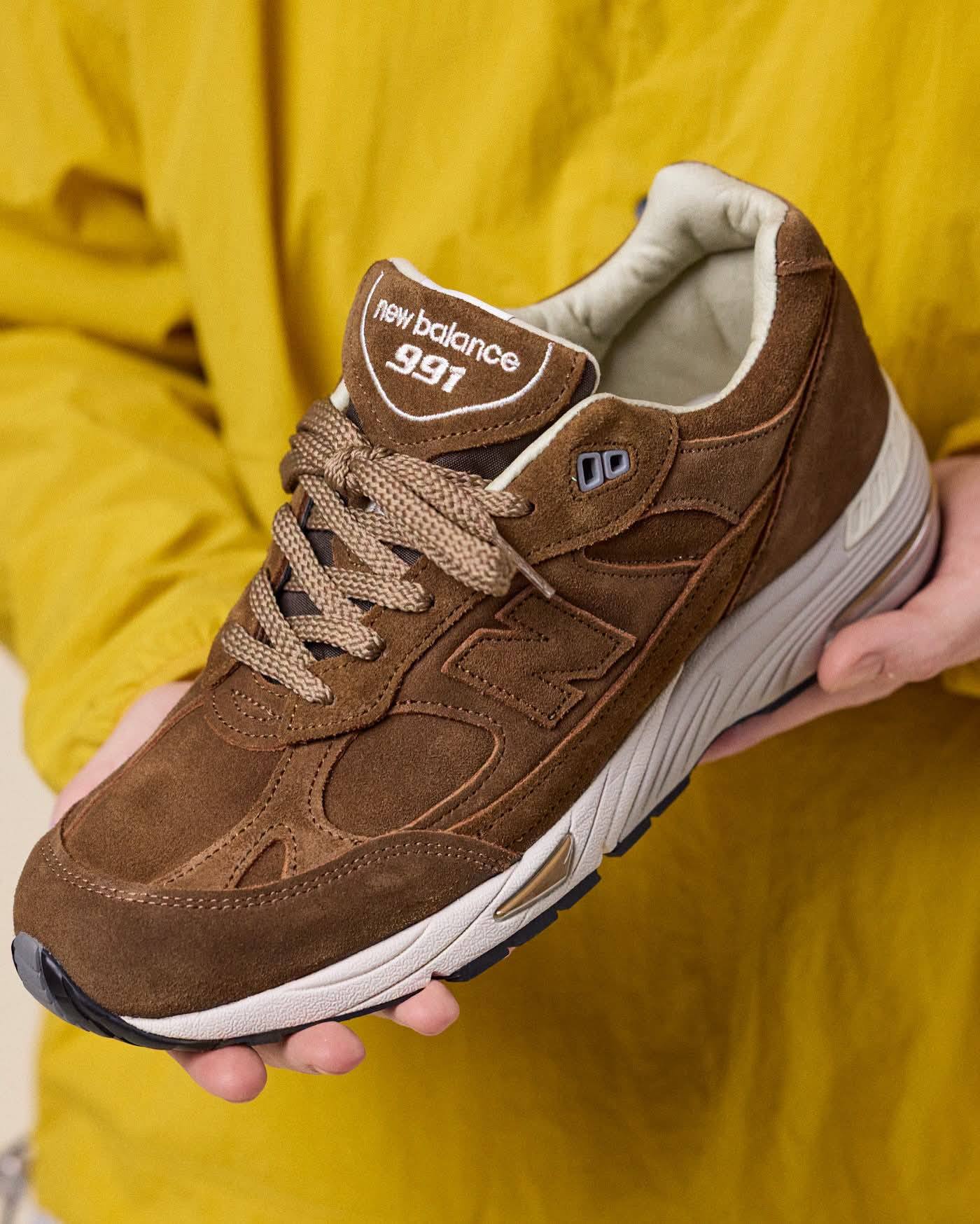 New Balance 991v1 Cocoa/Castle Wall release on September 17th
