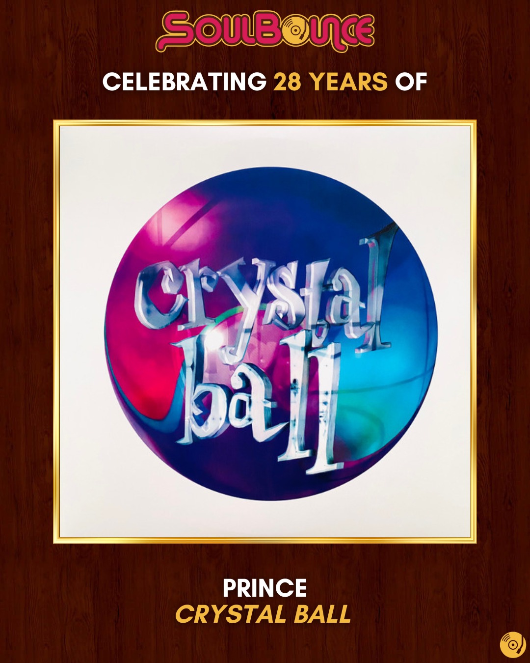 Happy 28th birthday to Prince's 20th album “Crystal Ball,” which