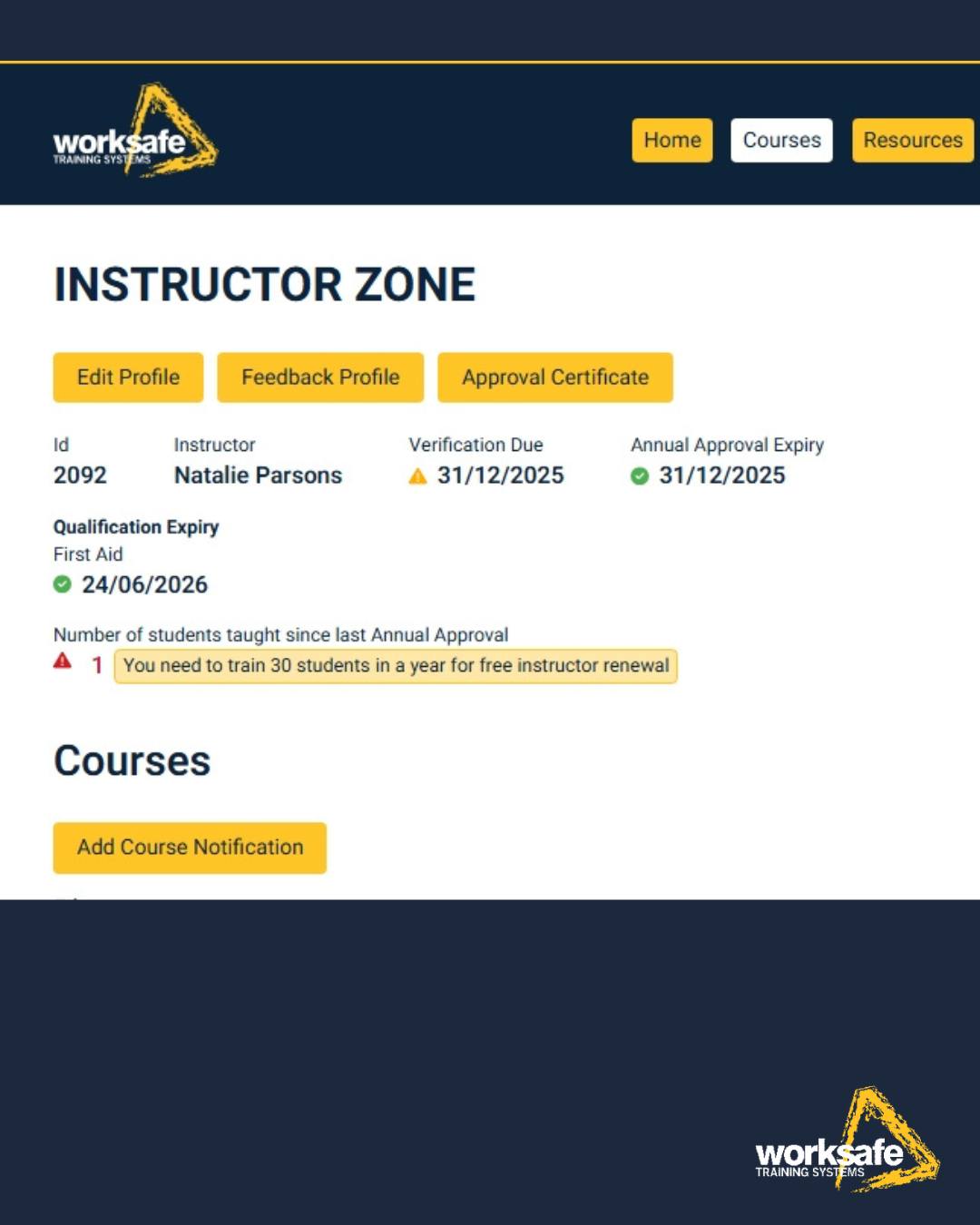 WorkSafe Training Systems... - WorkSafe Training Systems